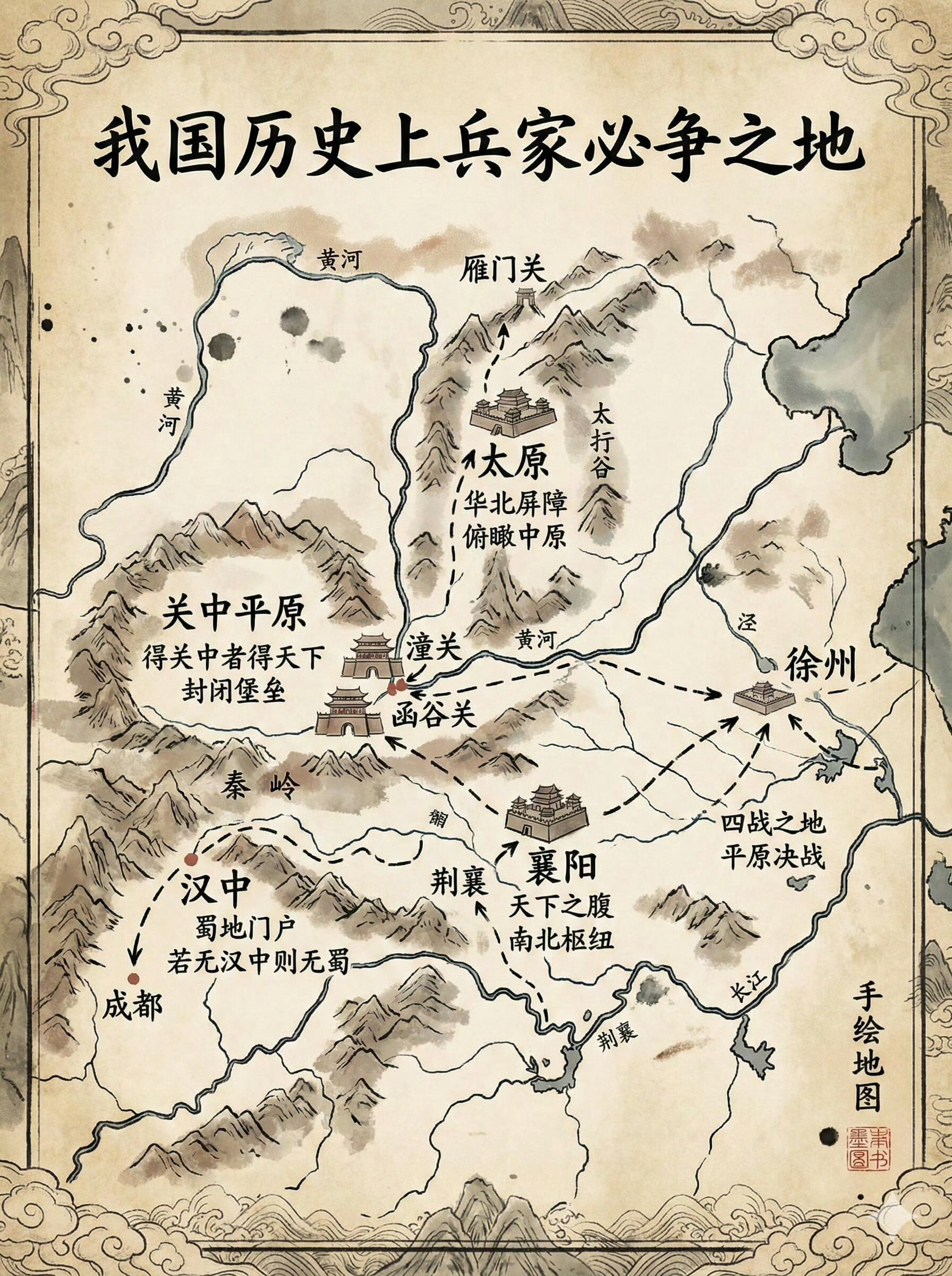 历史上的兵家必争之地。 