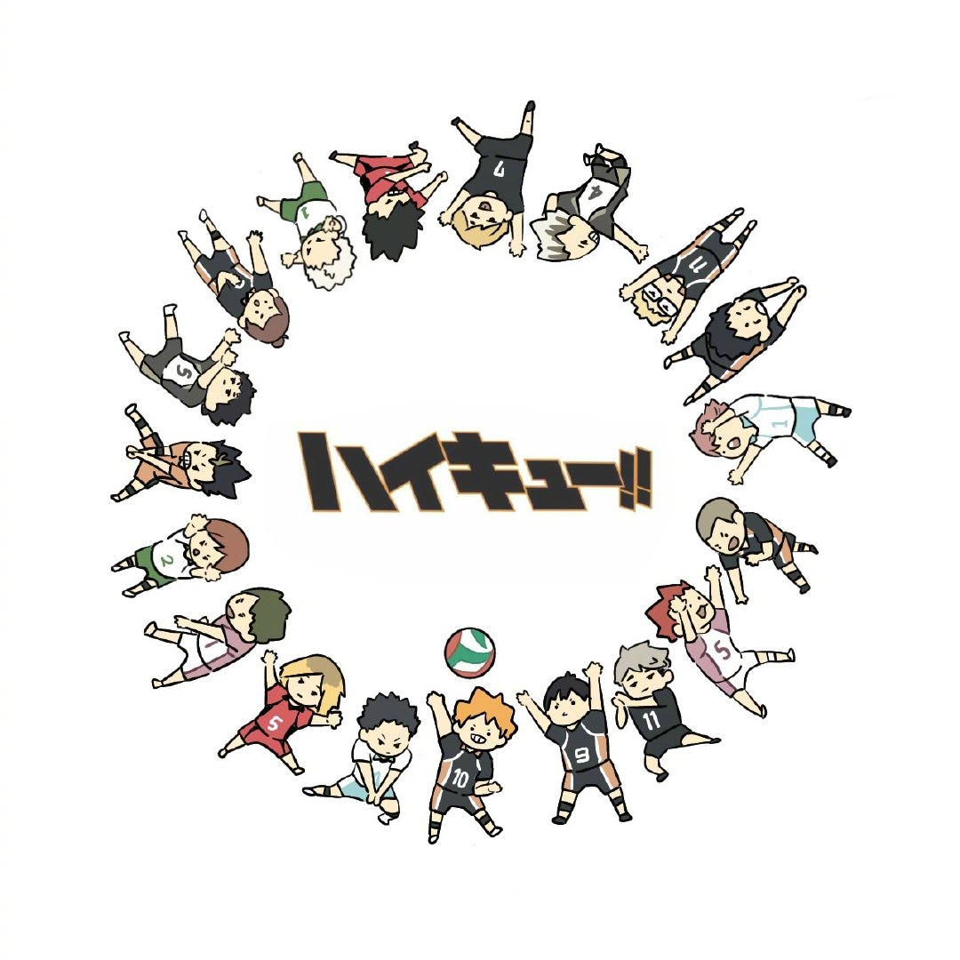 #排球少年# 是超可爱的豆豆眼宝宝们[送花花] (x:Green_9rass) 