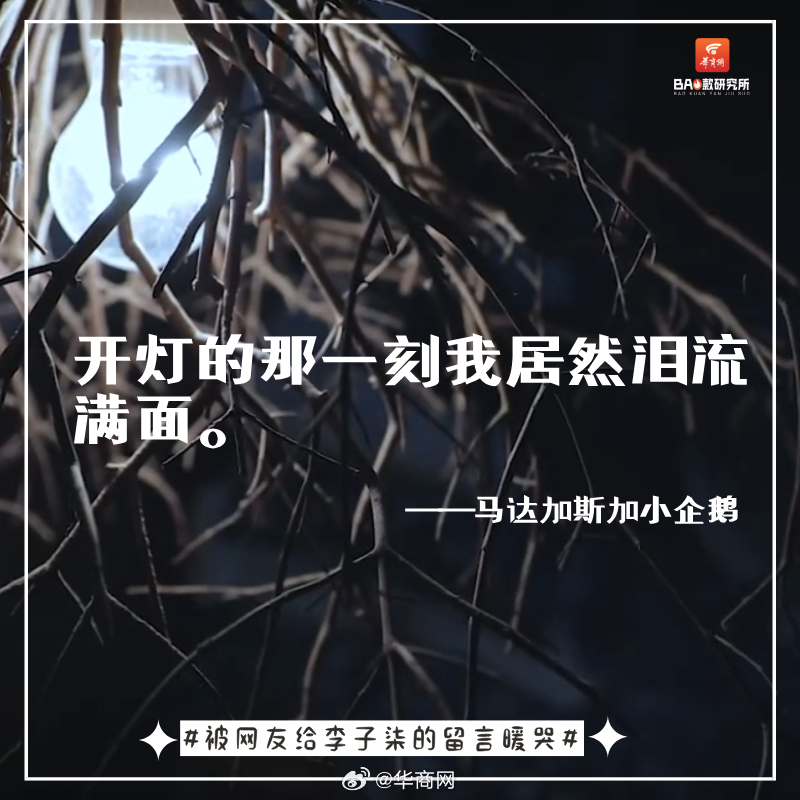 【你终于回来了！#被网友给李子柒的留言暖哭#】11月12日至13日，李子柒连更三