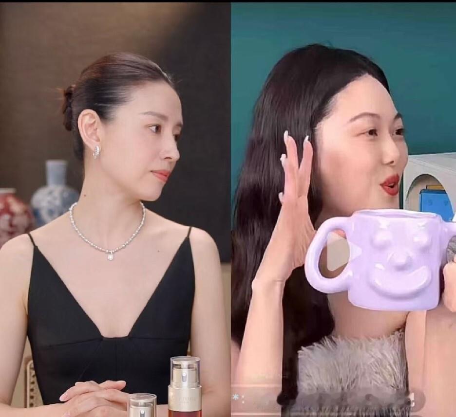 董洁真的是越老越好看，看她直播时随手一截，太有女人味了 