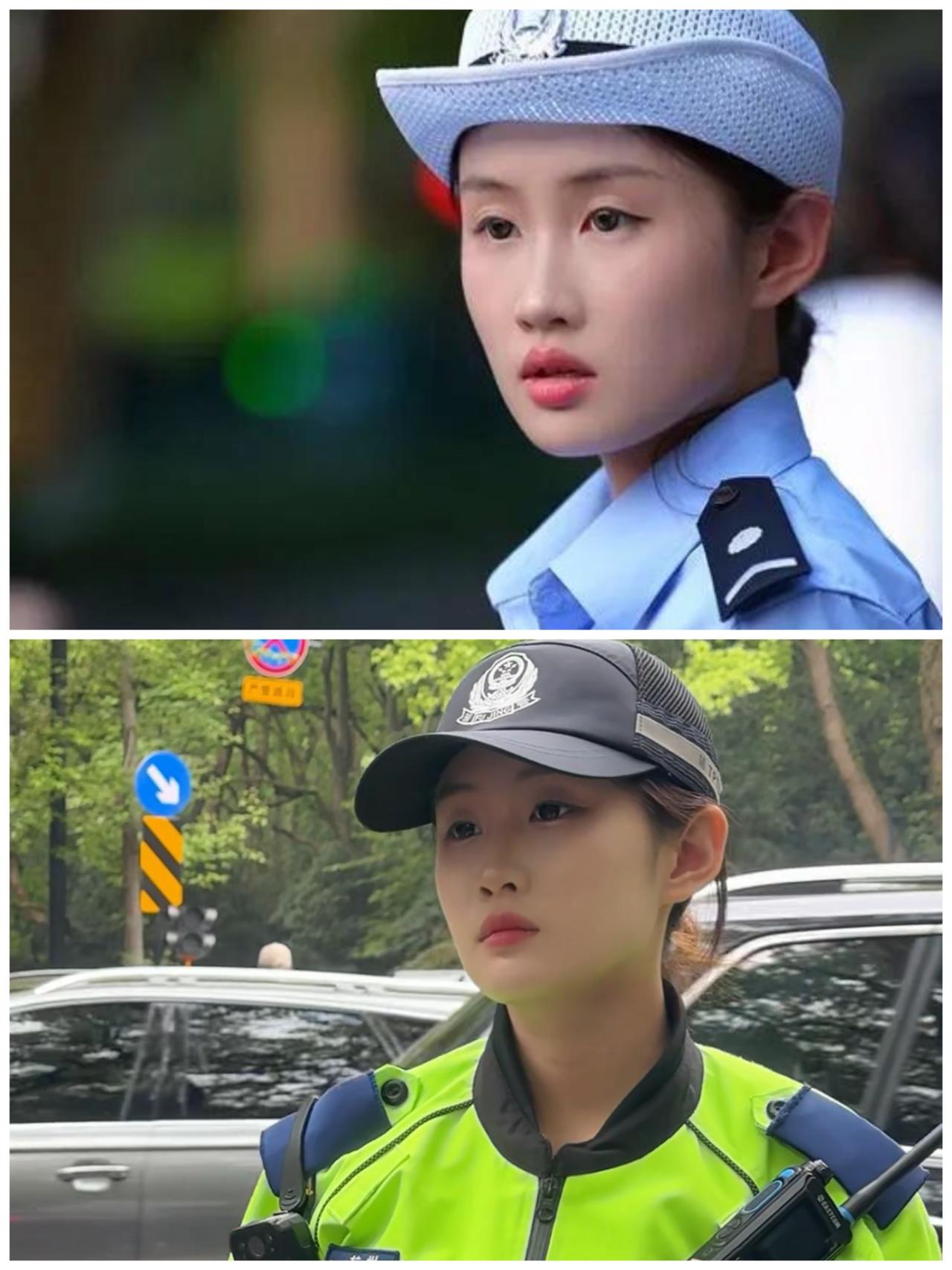 00后杭州网红辅警换肩章了！

细心的网友发现网红辅警换肩章后，怎么“拐豆”不见