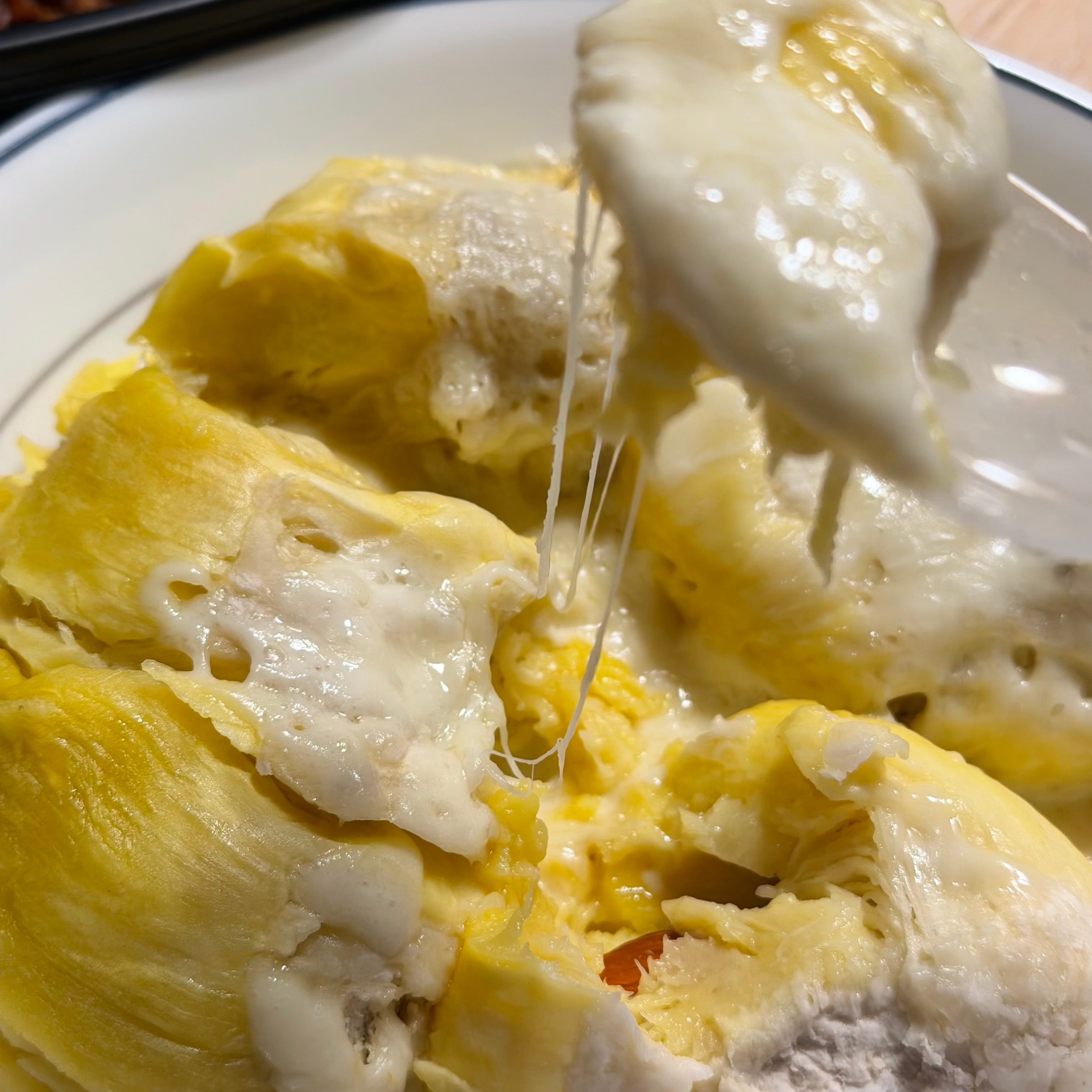 🎻💬在家烤榴莲吃😋 ​​​