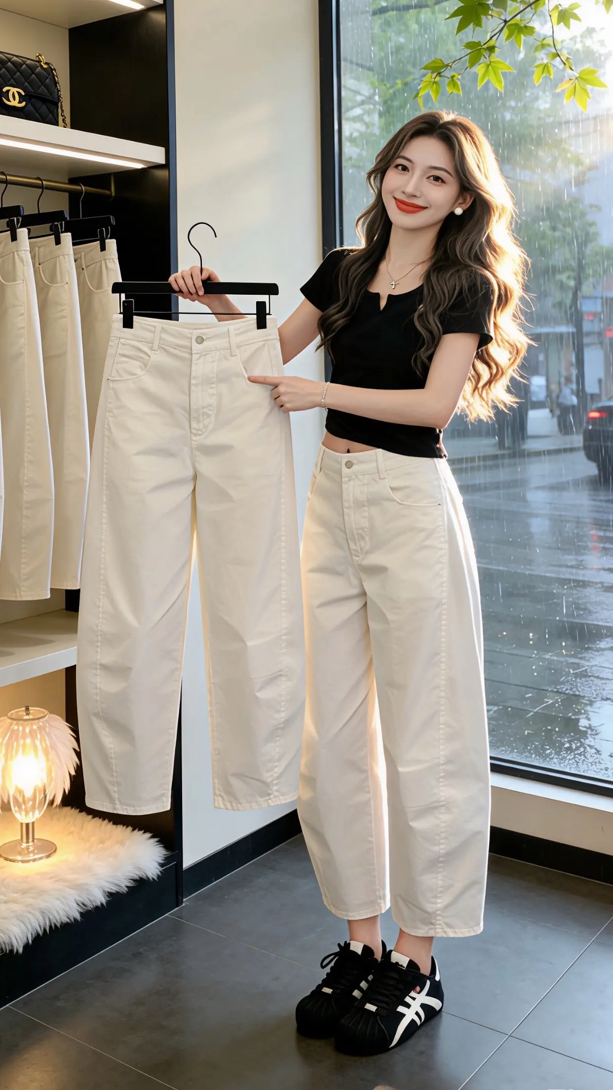 显瘦显高显腿长裤子 多巴胺女孩穿搭 泰裤辣 百搭神裤人手一条 梨型身材...