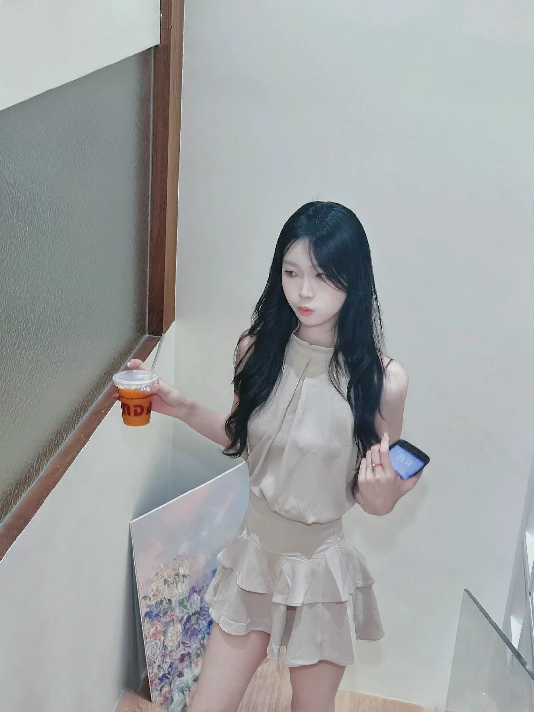 奶茶店氛围感拍照📷