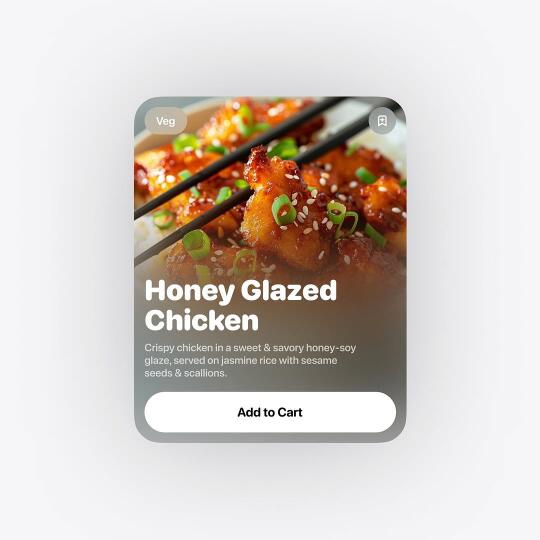 这才是美食App该有的高级感界面！