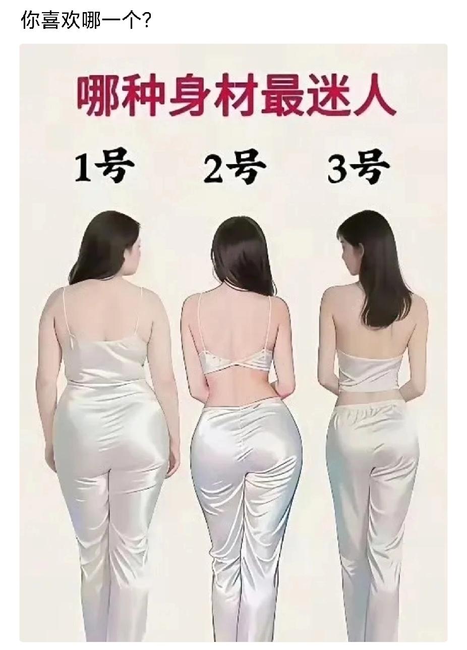 我敢打赌，99%的男人都会喜欢3号，别问为什么……[捂脸]