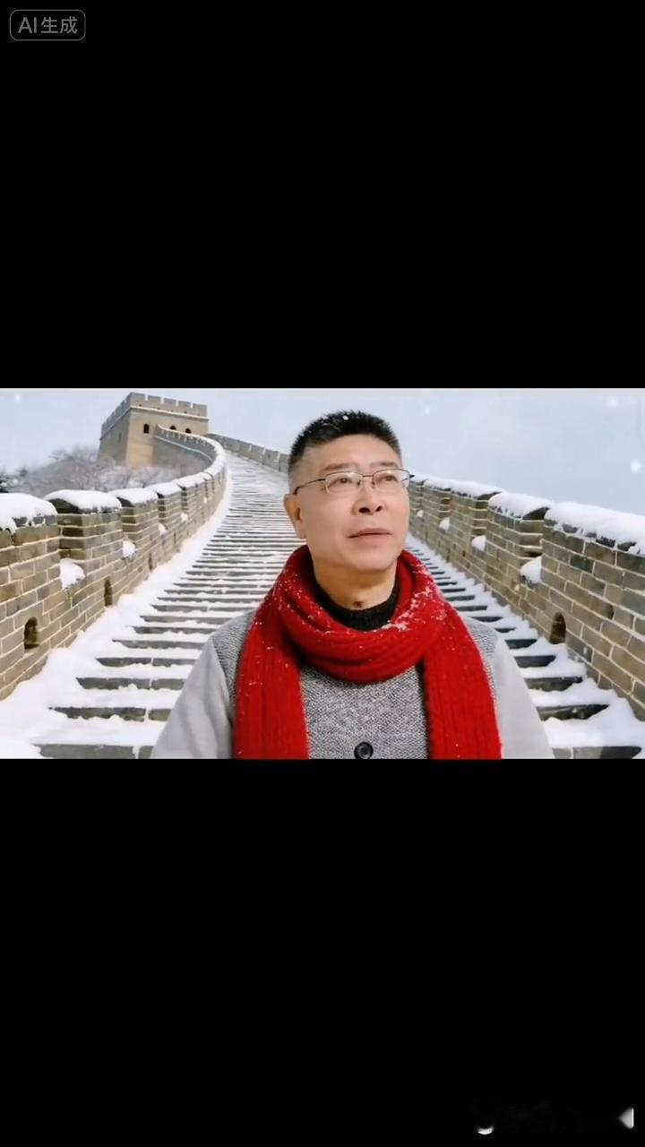 天高云淡，望断南飞雁。不到长城非好汉，屈指行程二万。六盘山上高峰，红旗漫卷西风。