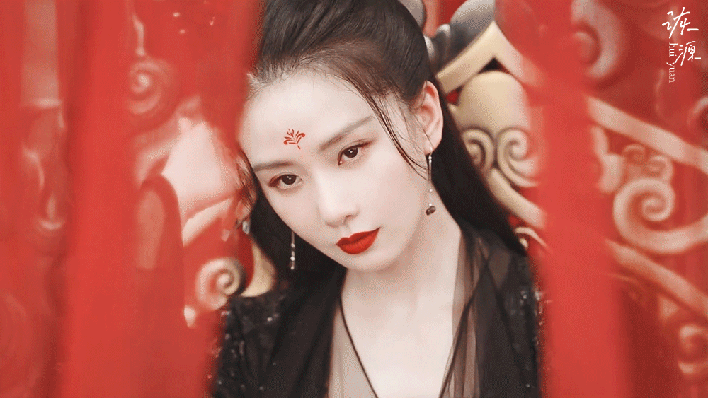 刘诗诗 《淮水竹亭》东方淮竹 / 动图EP10-09 黑衣 妖化 恶女[哇][哇