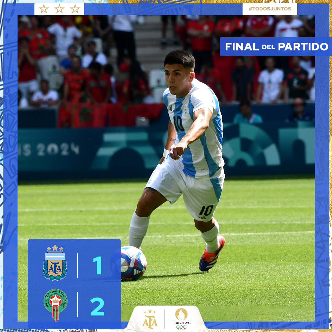 【一场闹剧结束了……真tm无语😓】阿根廷官方：🏆#巴黎奥运会# ⚽ 阿根廷1