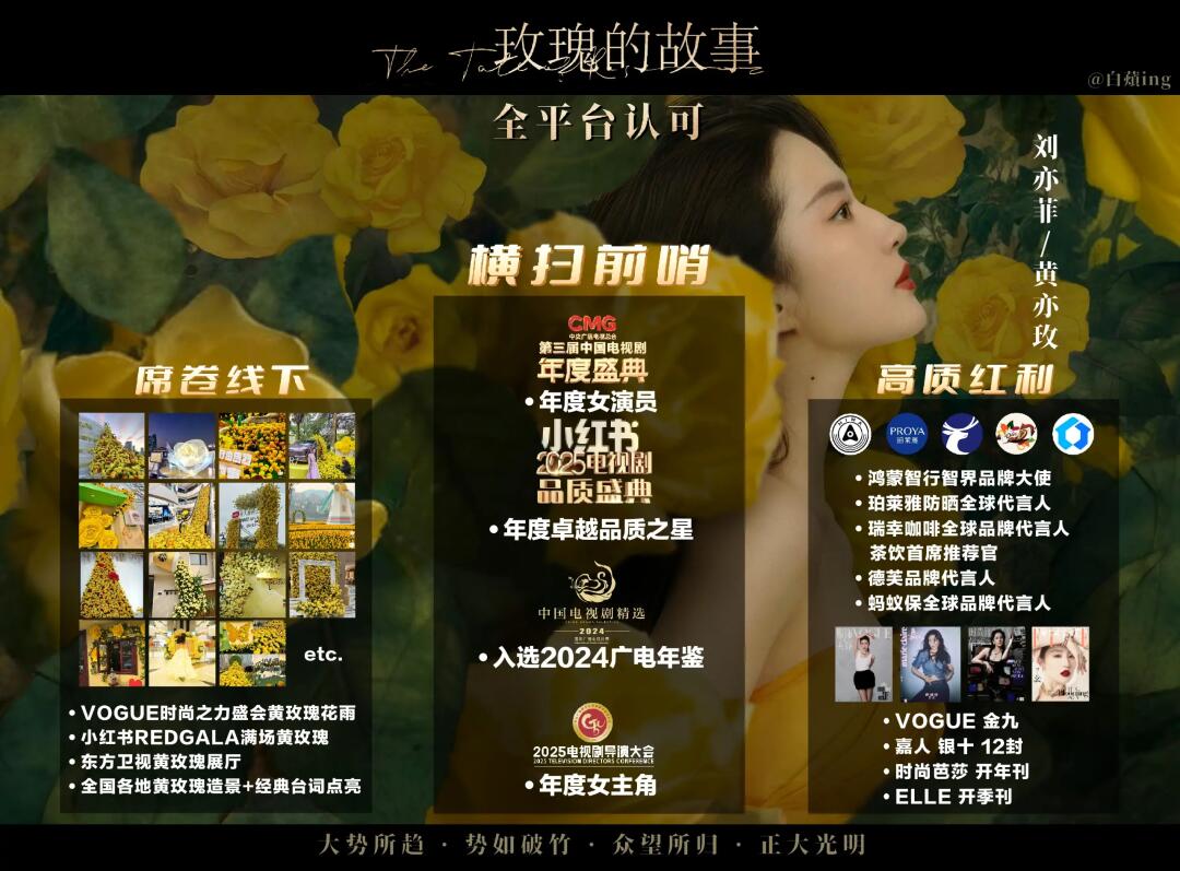 至此刘亦菲已经横扫前哨，实至名归