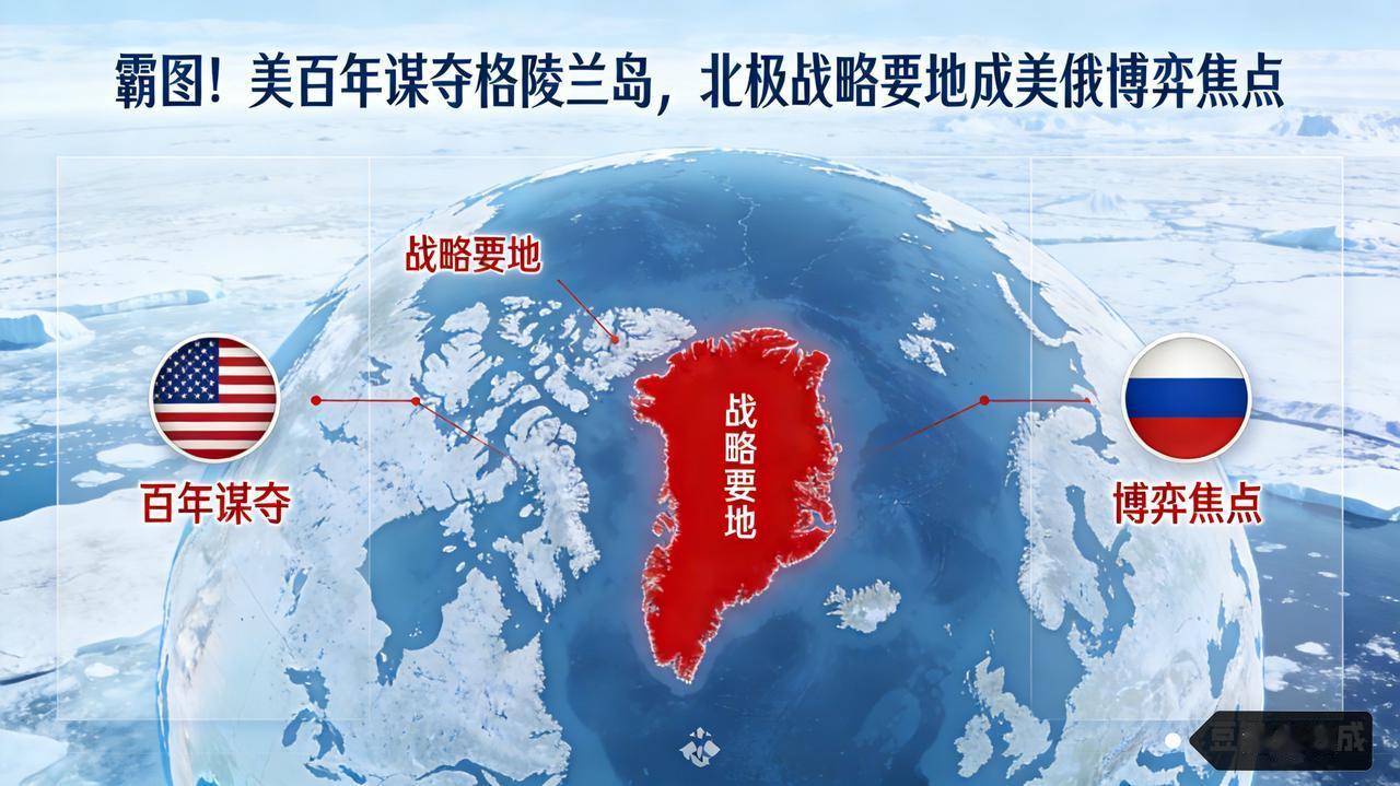 霸图！美百年谋夺格陵兰岛，北极战略要地成美俄博弈焦点
 
美国觊觎北极丰富资源且