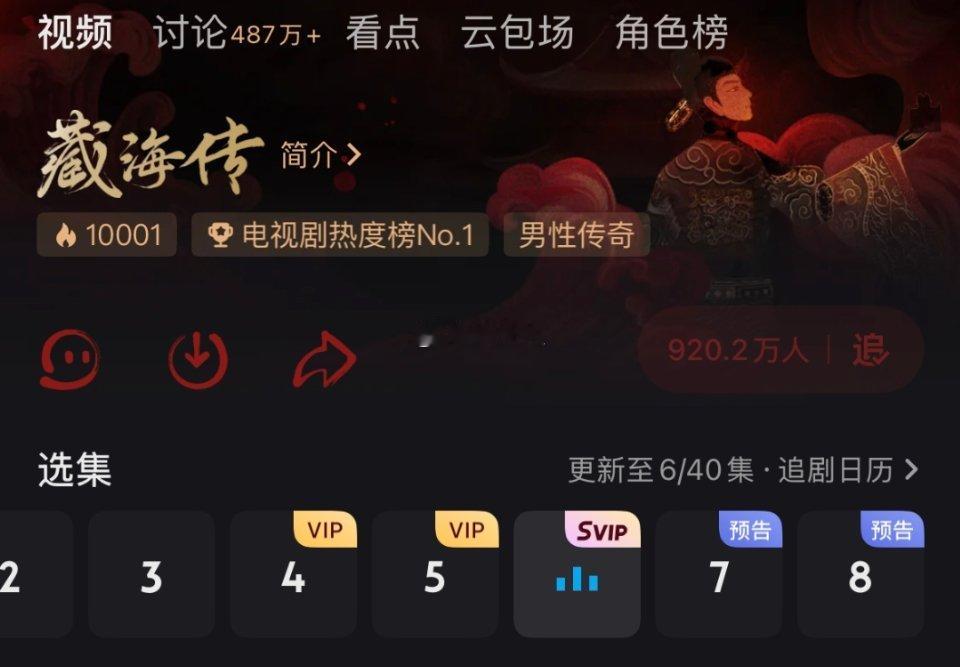 藏海传热度破万了[good] ​​​