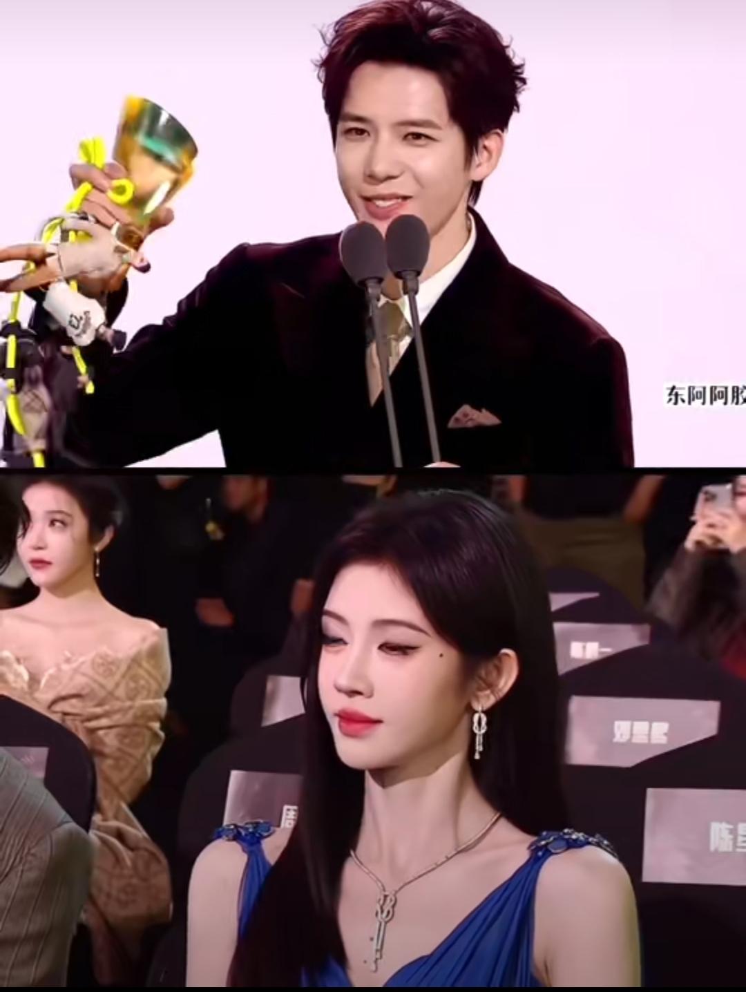 王安宇这一声，直接把鞠婧祎吓成“受惊小橘子”
 星光大赏后台/台下真的太有戏了：
