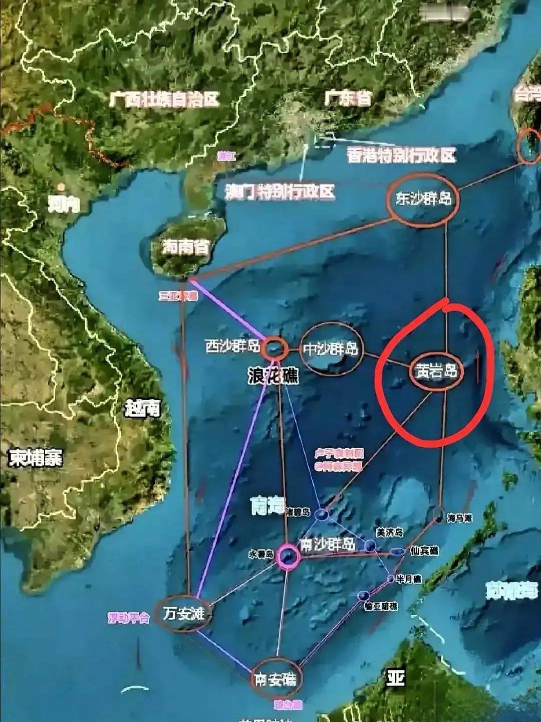 【黄岩岛填海刚开始——美菲为啥先炸毛了？】

黄岩岛潟湖口刚露个6米浮标，美菲就