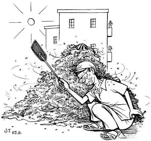 漫画家丁聪先生的这两幅作品，40多年后，仍然意味深长…