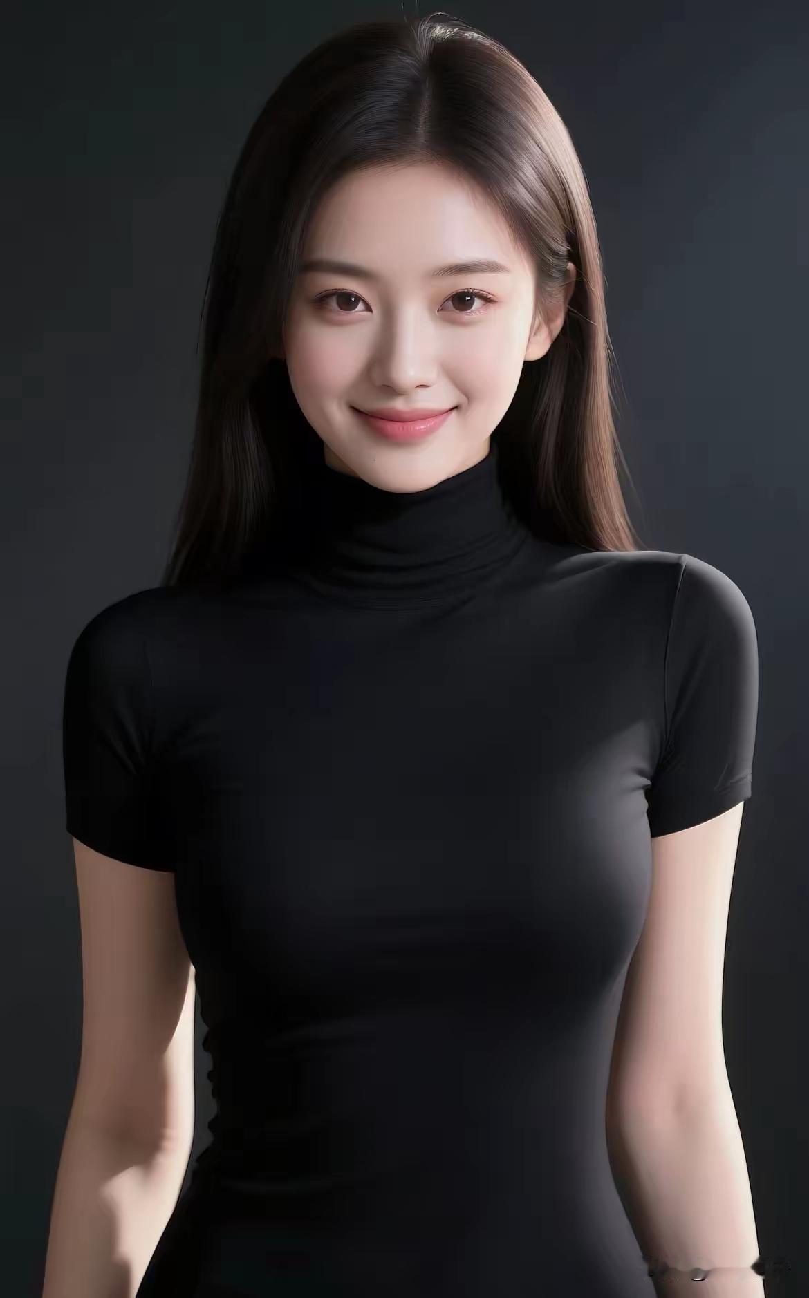 优雅黑衣少女，气质满分！💃🏻✨