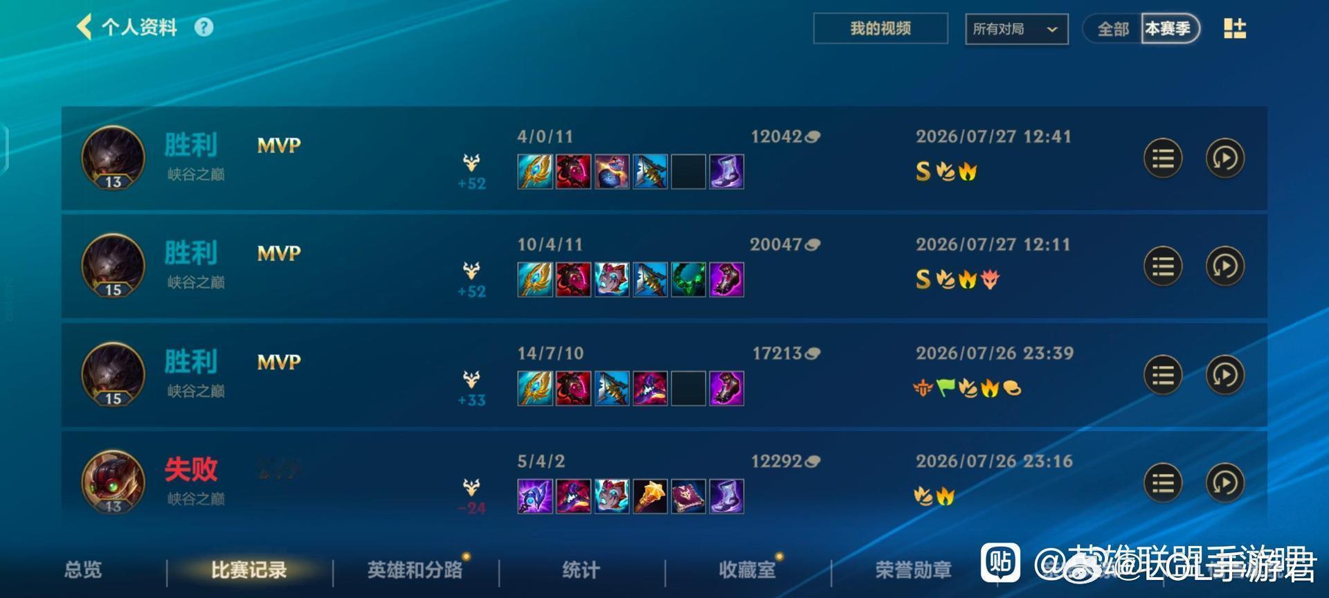 英雄联盟手游LOL手游共赴盛宴LOL手游4周年这才是中单答案，真的可以拿去上分。