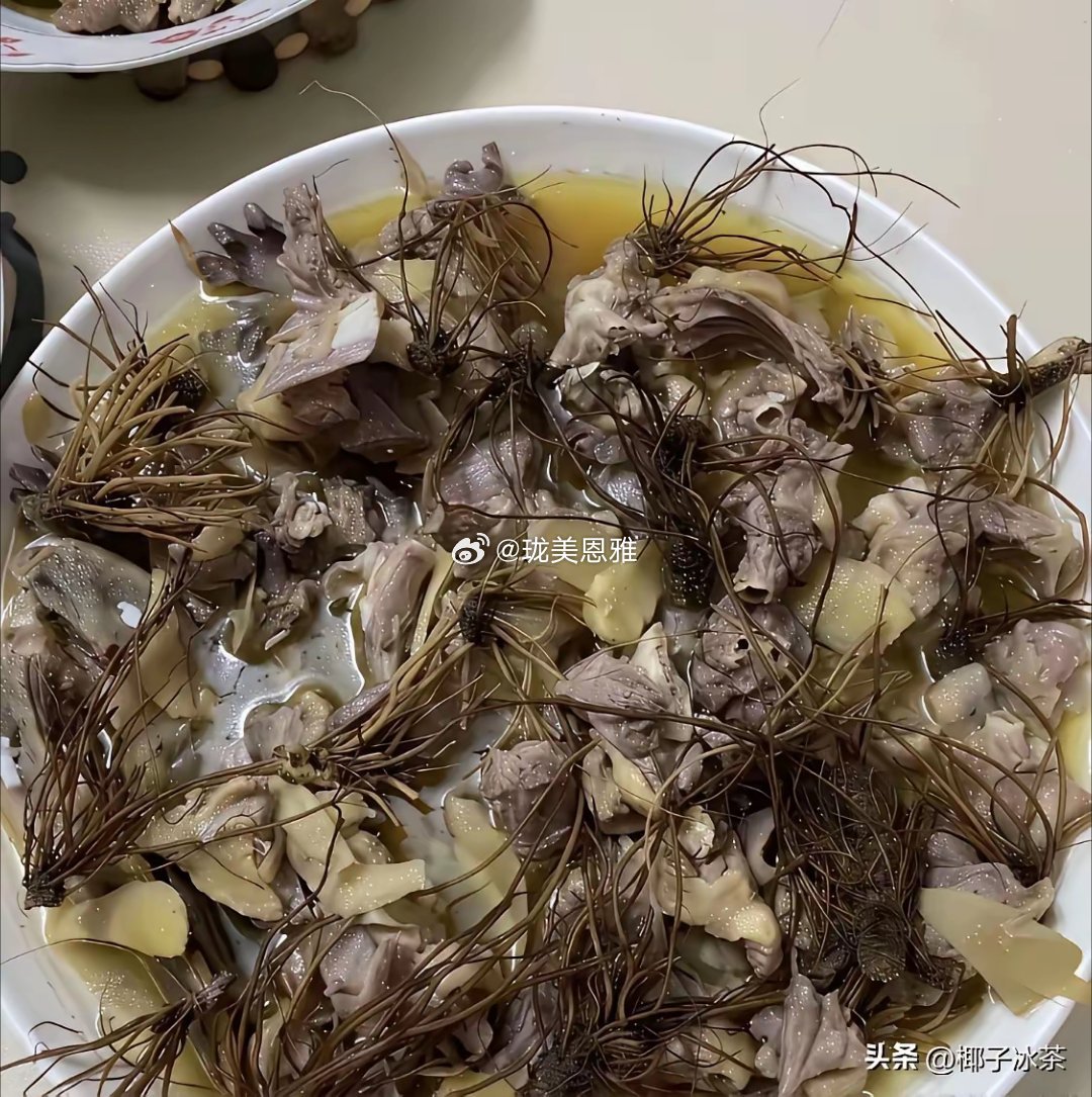 中午去闺蜜家吃饭，她老公说这是鸭肉，自己老家喂养带过来的 