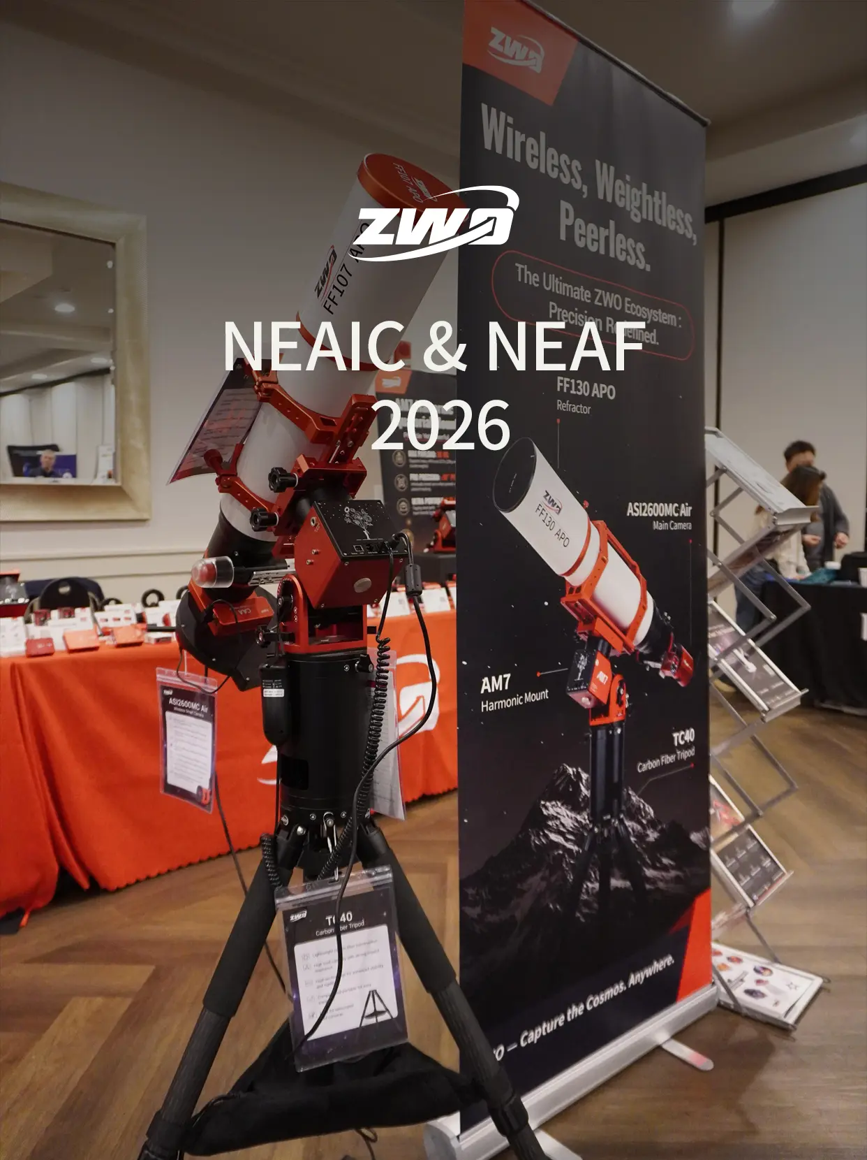 感谢来到NEAIC & NEAF的星友们。能和一群热爱星空的同好相聚...