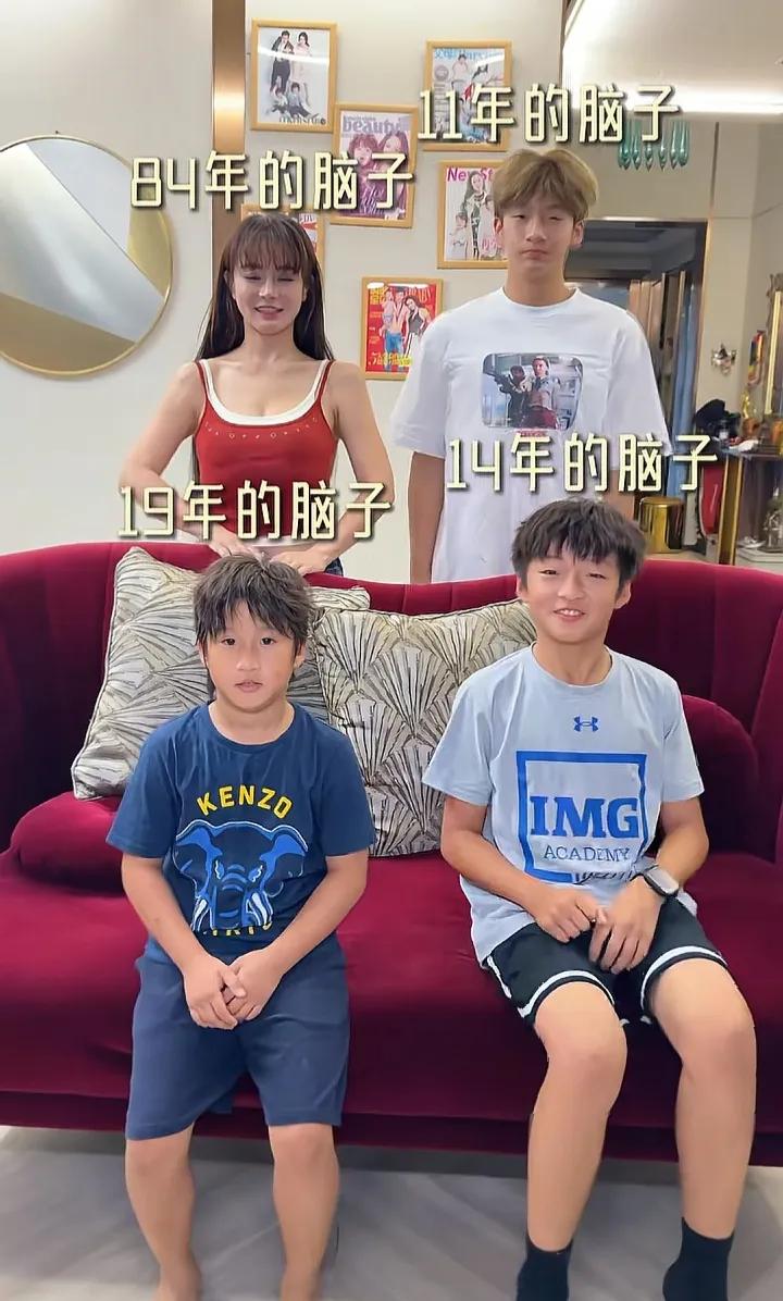 冉莹颖发了三个儿子的视频，
本想着攒一波人气，没想到底下全是嘲讽的，有网友更是评
