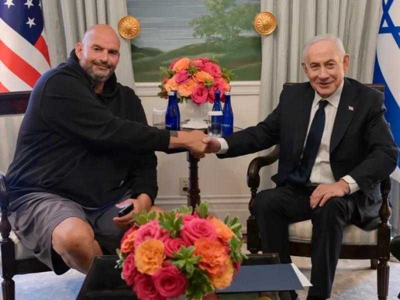 辟谣，美参议员短裤会见，不是针对内塔尼亚胡一个人，费特曼常年穿衣风格，之前去年特