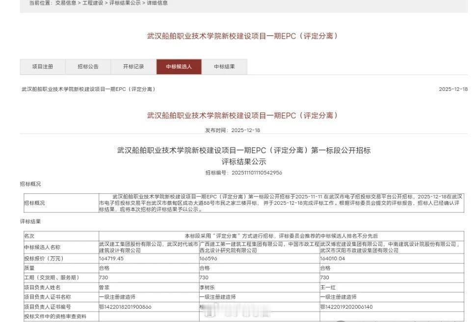 武汉船舶职业技术学院新校区施工中标

近日，武汉船舶职业技术学院新校区建设迎来重