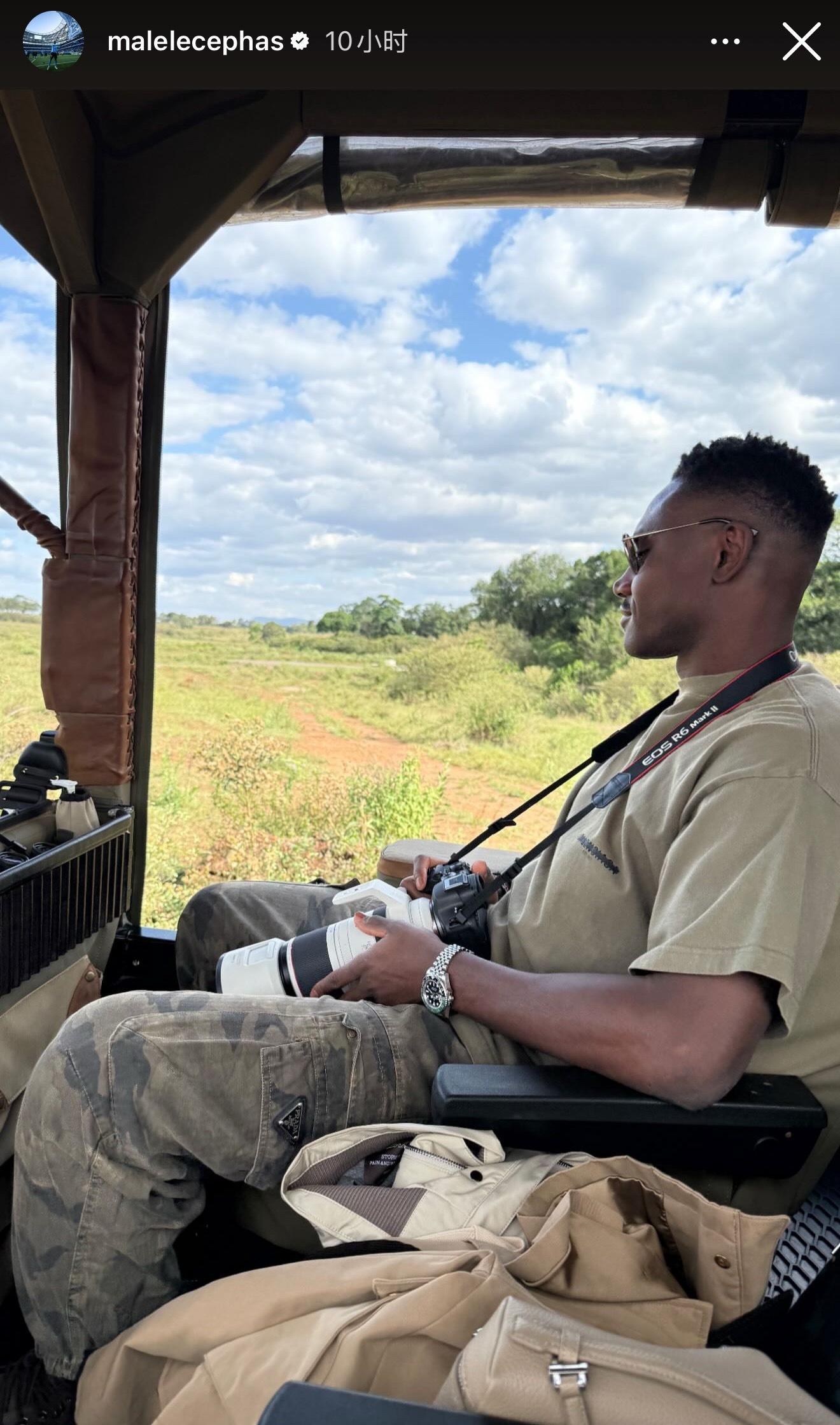 大连英博中超联赛热点解读 马莱莱更新社交动态，跑到肯尼亚看动物去了 大连