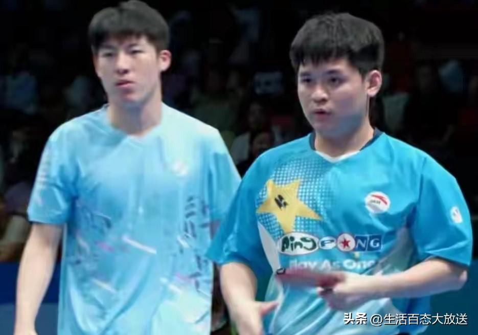 全锦赛，男双八强已出其4，国乒三大世界冠军晋级，林诗栋大逆转

1.林诗栋/温瑞