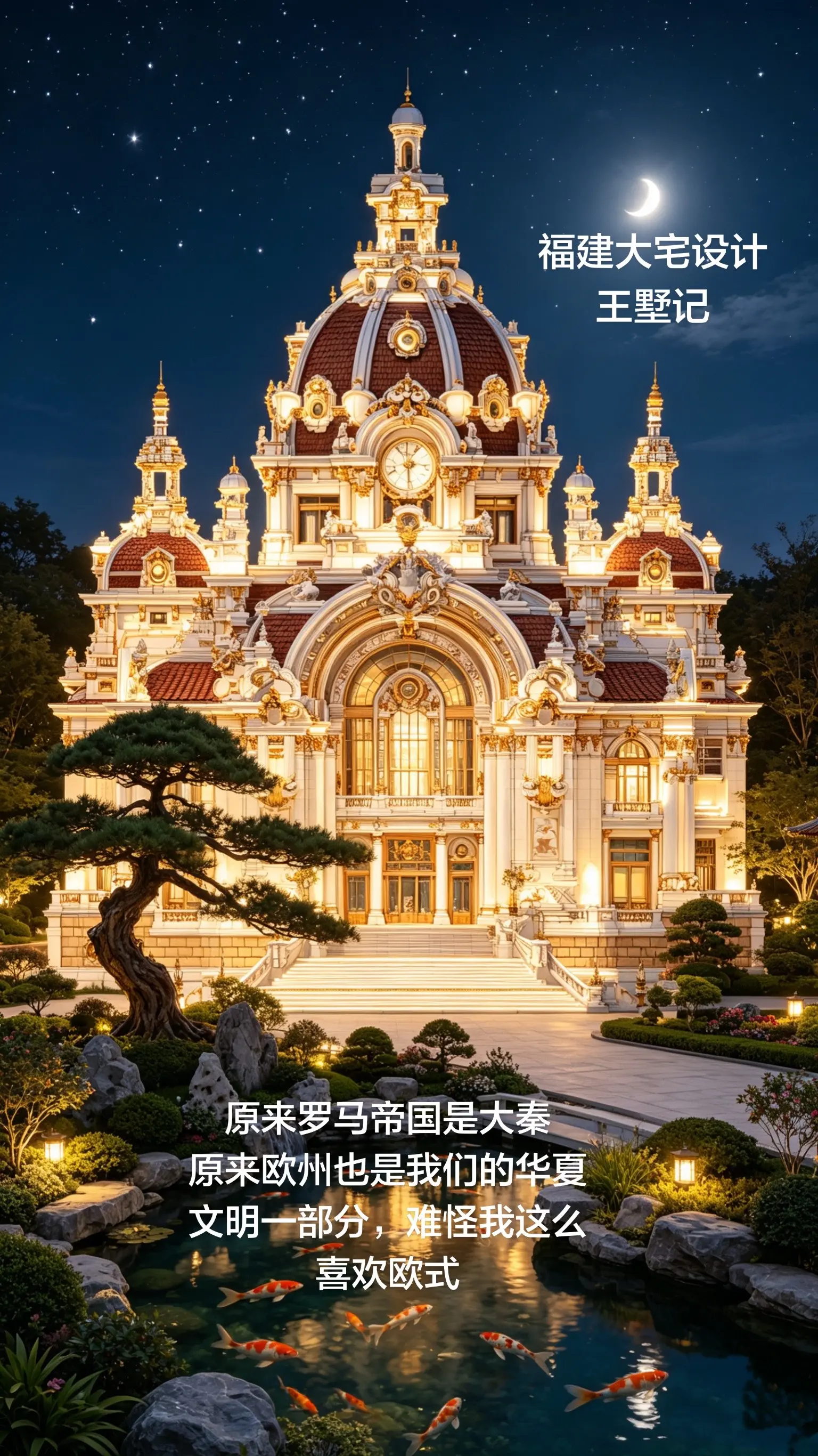 传世皇宫。原来中式和欧式都是我们华夏文明的传承！丢失千年的工艺只有福建...