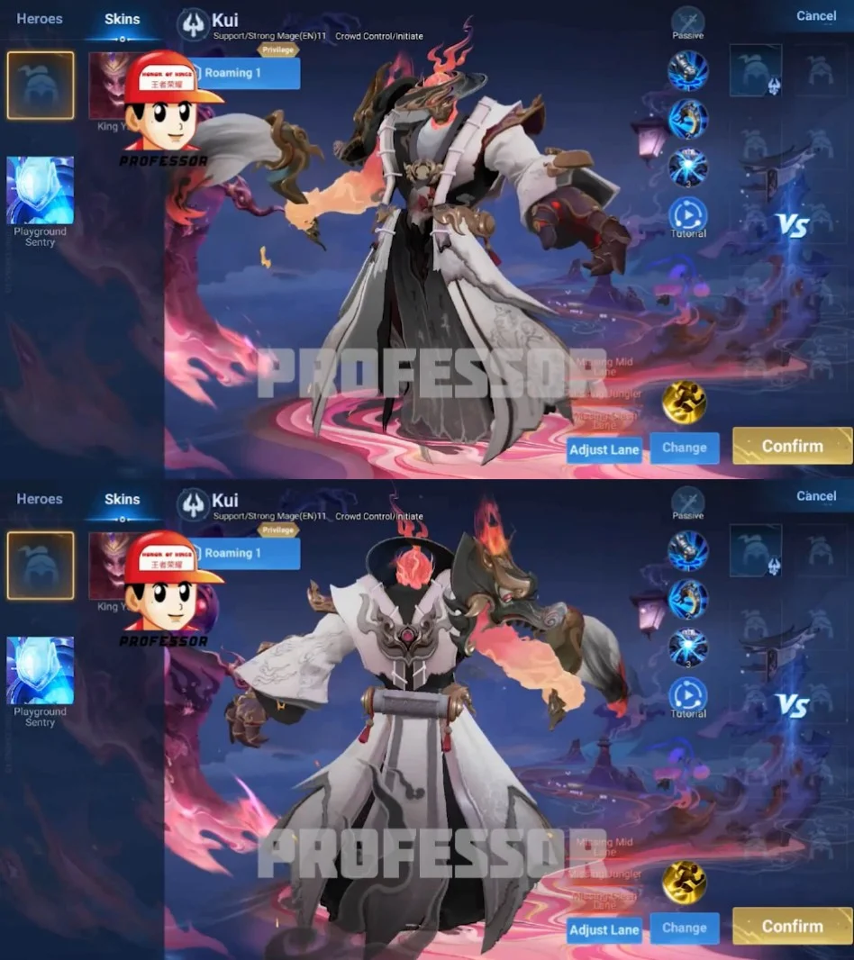 钟馗妖灵新皮肤，丑丑的