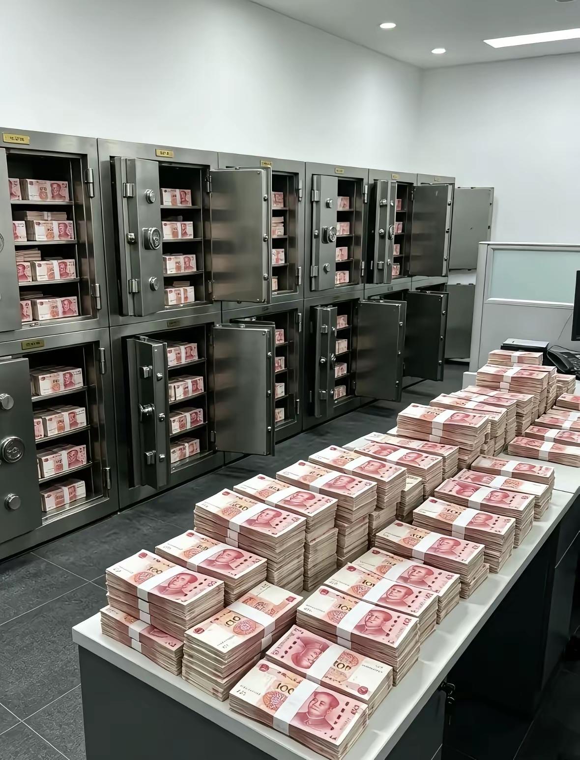有这么多钱这就叫金库！