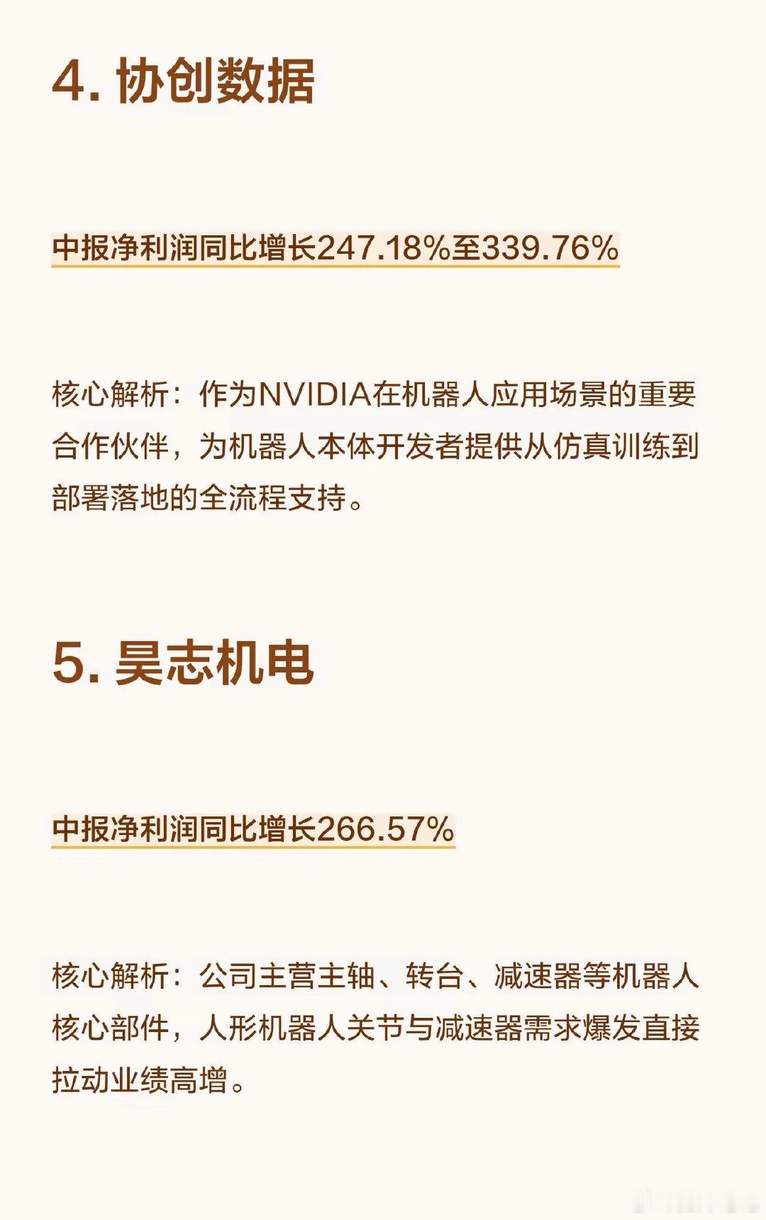 暴增54062%！人形机器人，中报翻倍10家公司 