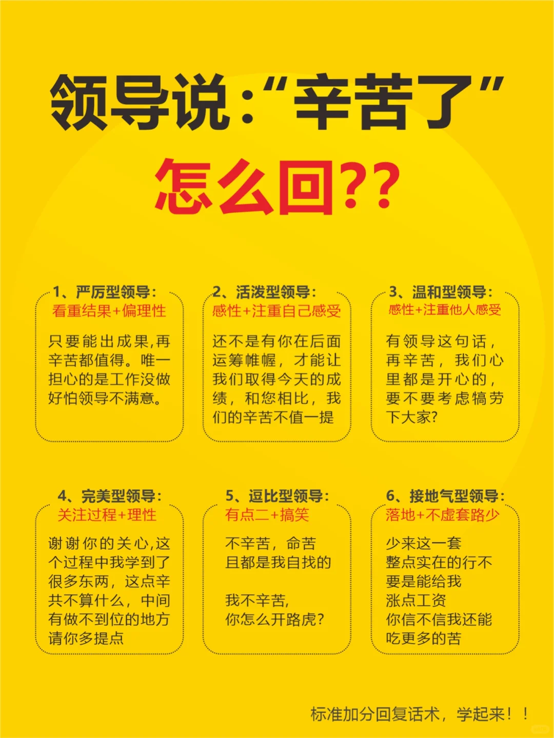 领导说辛苦了 标准加分回复模板