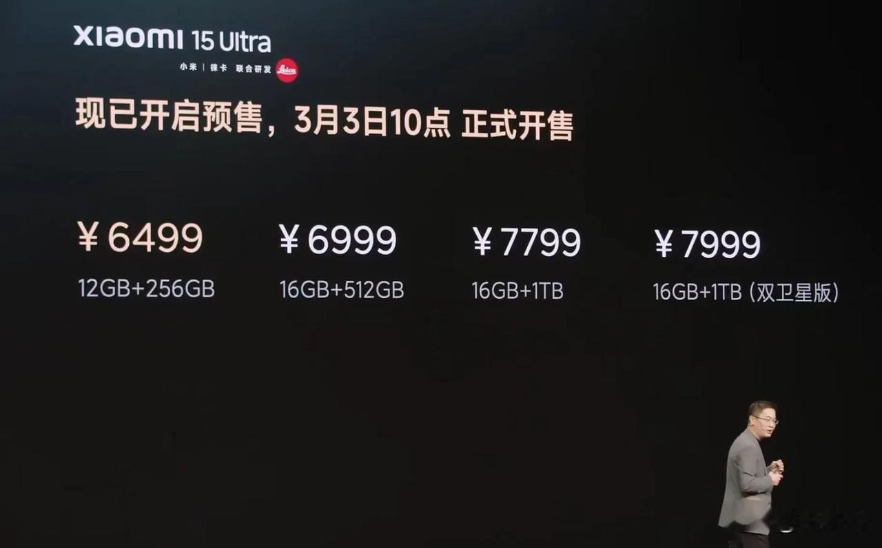 小米15 Ultra的价格，和上一代一样还是6499元起，你们觉得怎么样？

卢