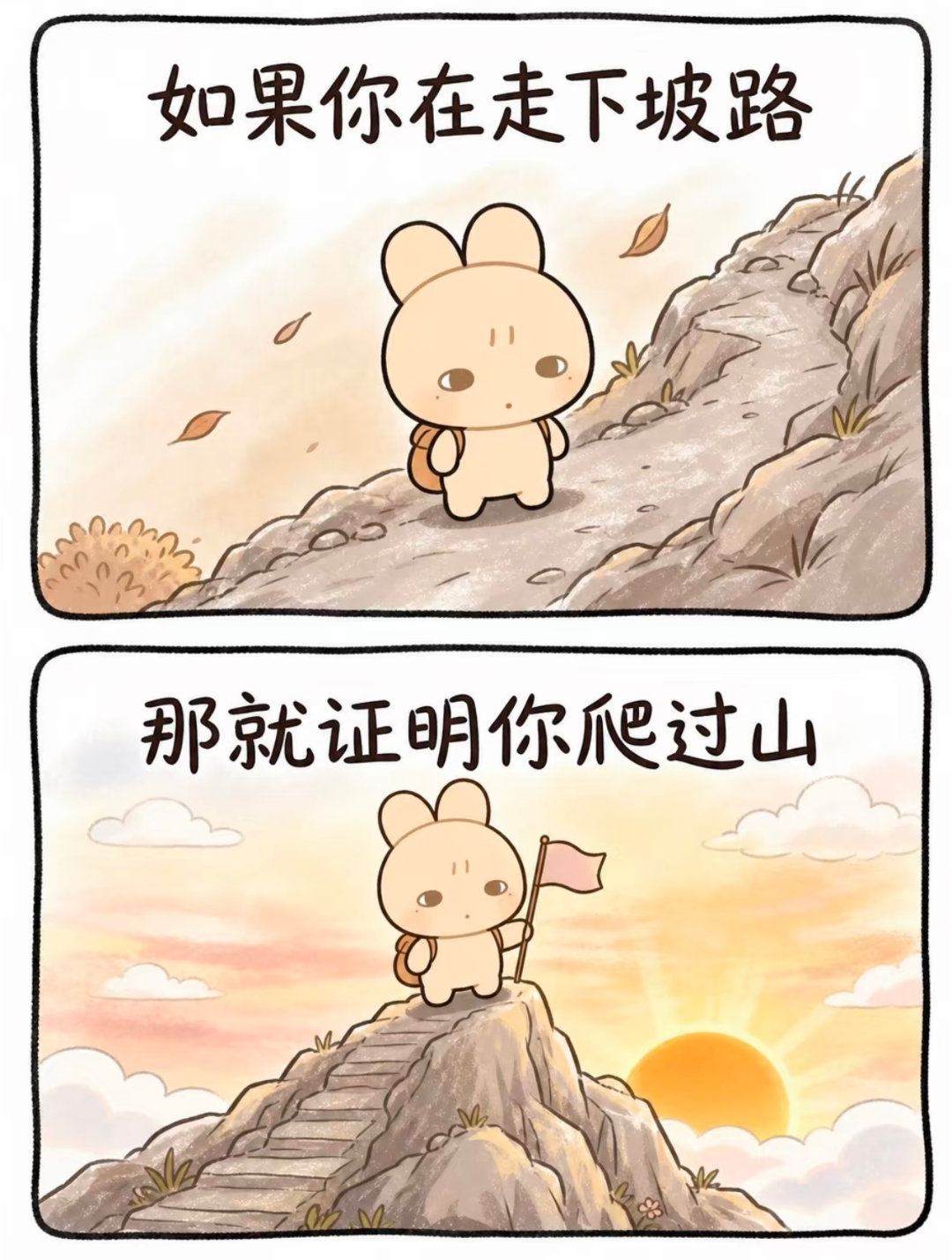 看着兔我的心情慢慢变好～ 