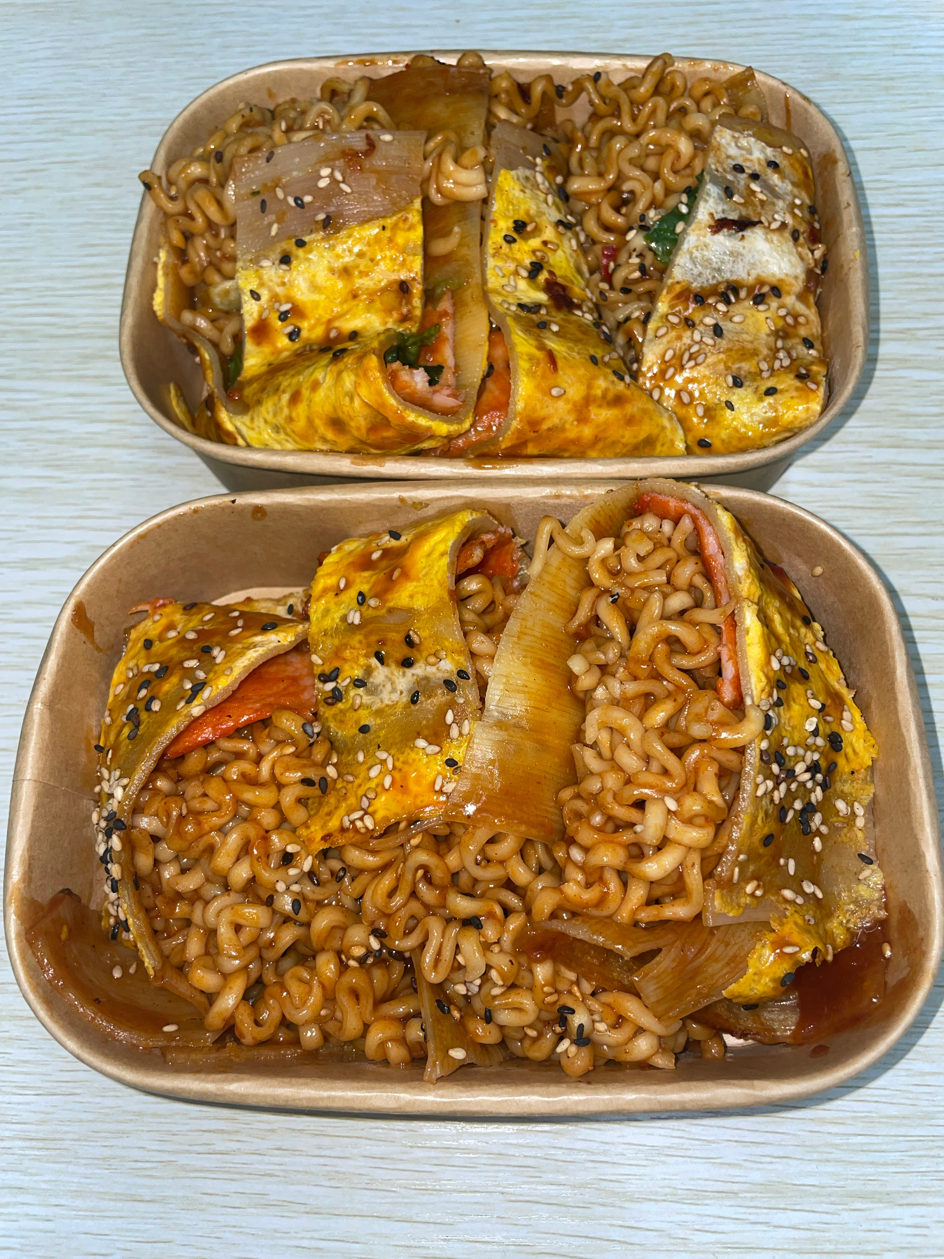 三养火鸡面考冷面