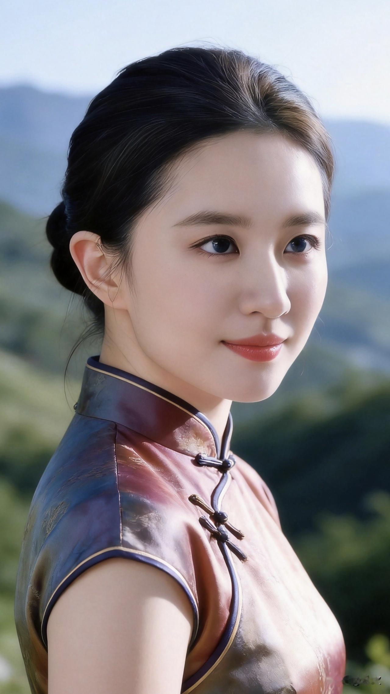 𣄃袍美少女古典美少女 民族服装少女 雪袍美女 战国袍汉服美女 女孩裙袍 中袍美