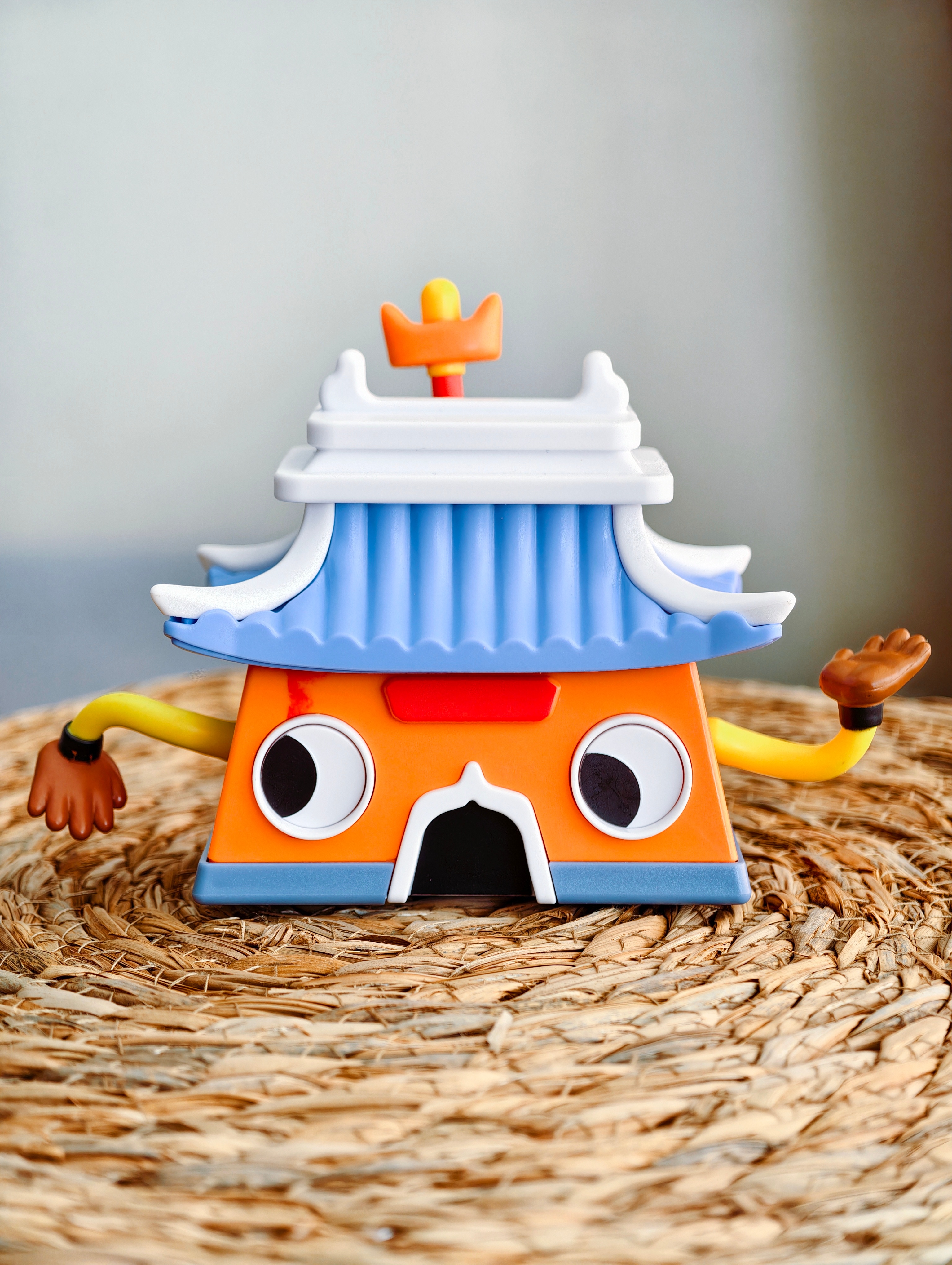 肯德基大闹天宫联名玩具买到了这个叫：七十二变土地庙⛩️ ​​​