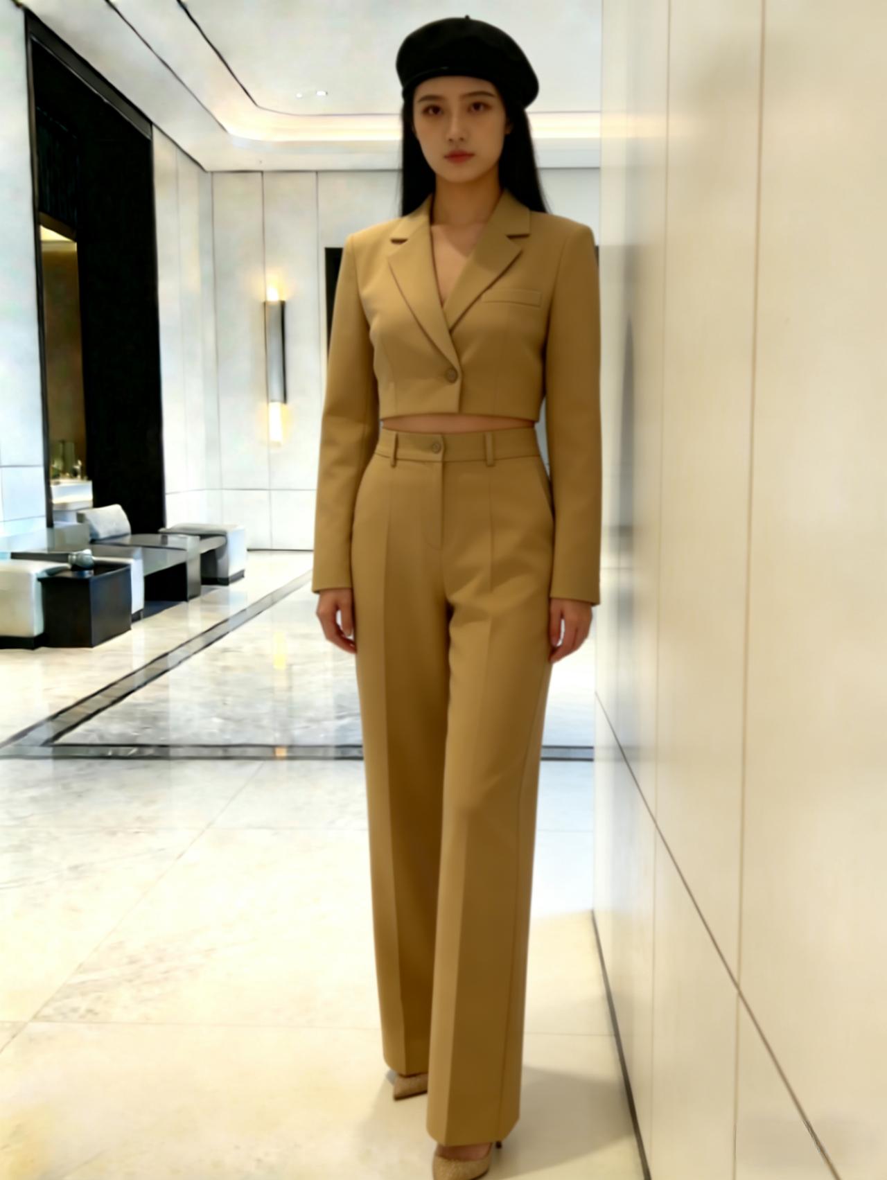 在公司，这样穿。
都市时尚感，又美又彪。