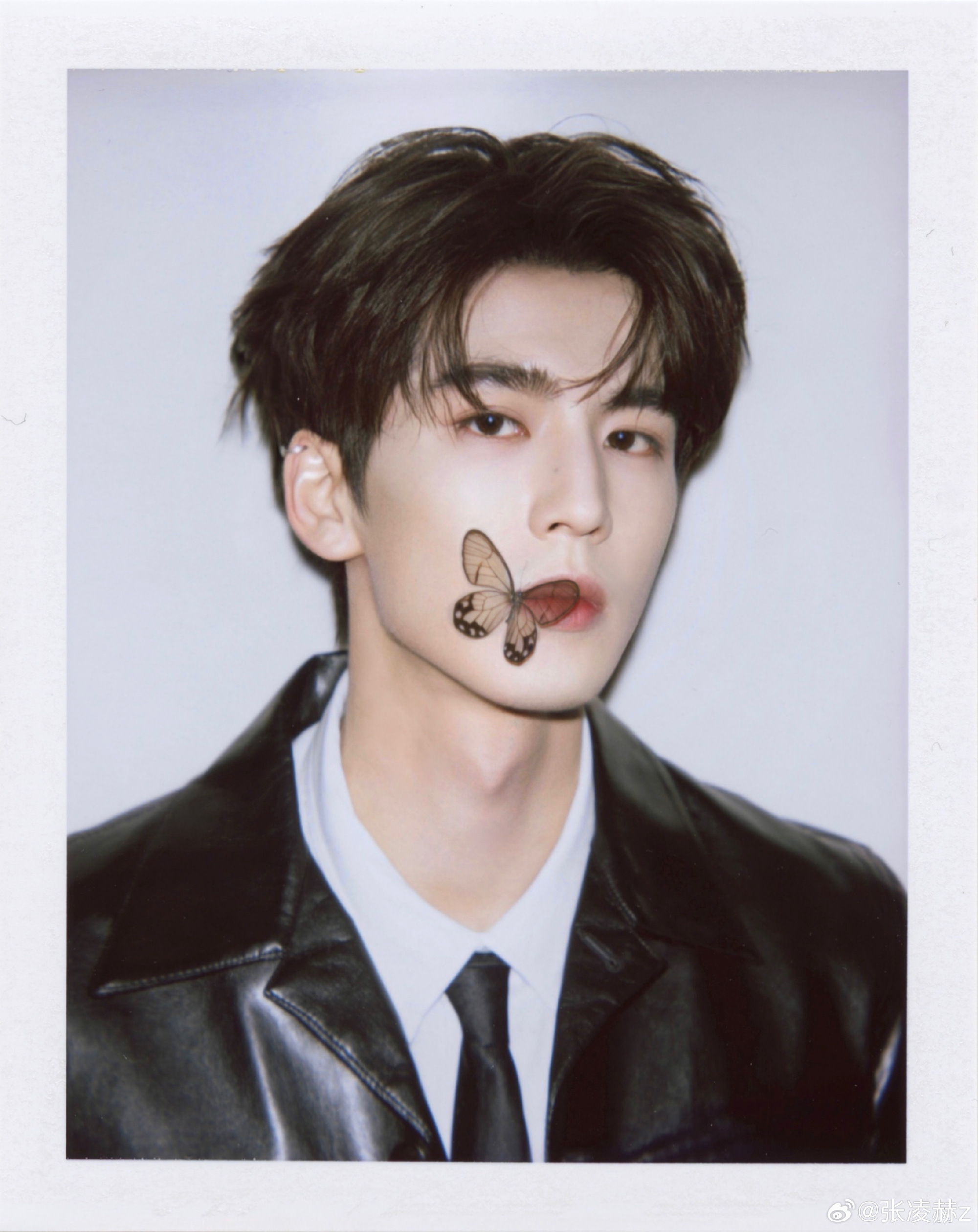 张凌赫的撕拉片又被热议了张凌赫撕拉照片好权威，无需过度修图的原生画质，浓颜系帅哥