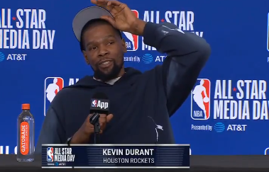 杜兰特：推特不配听到我这种神级的言论，他们视为理所当然