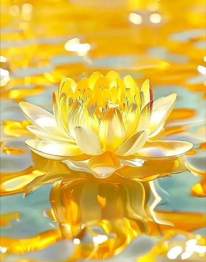 金莲花开，点赞好运自然来！ 