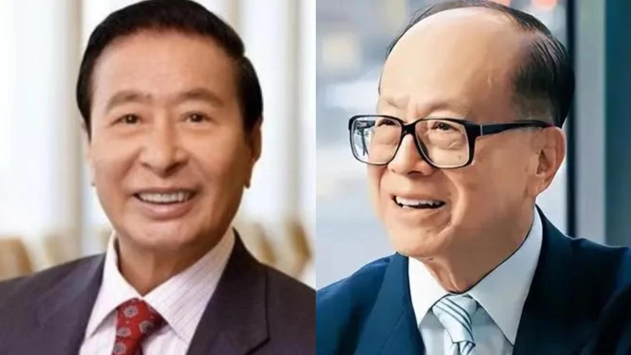 李兆基面长鼻长耳长
感觉整体生的好

李嘉诚五官较小
面相感觉一般

王永庆看不