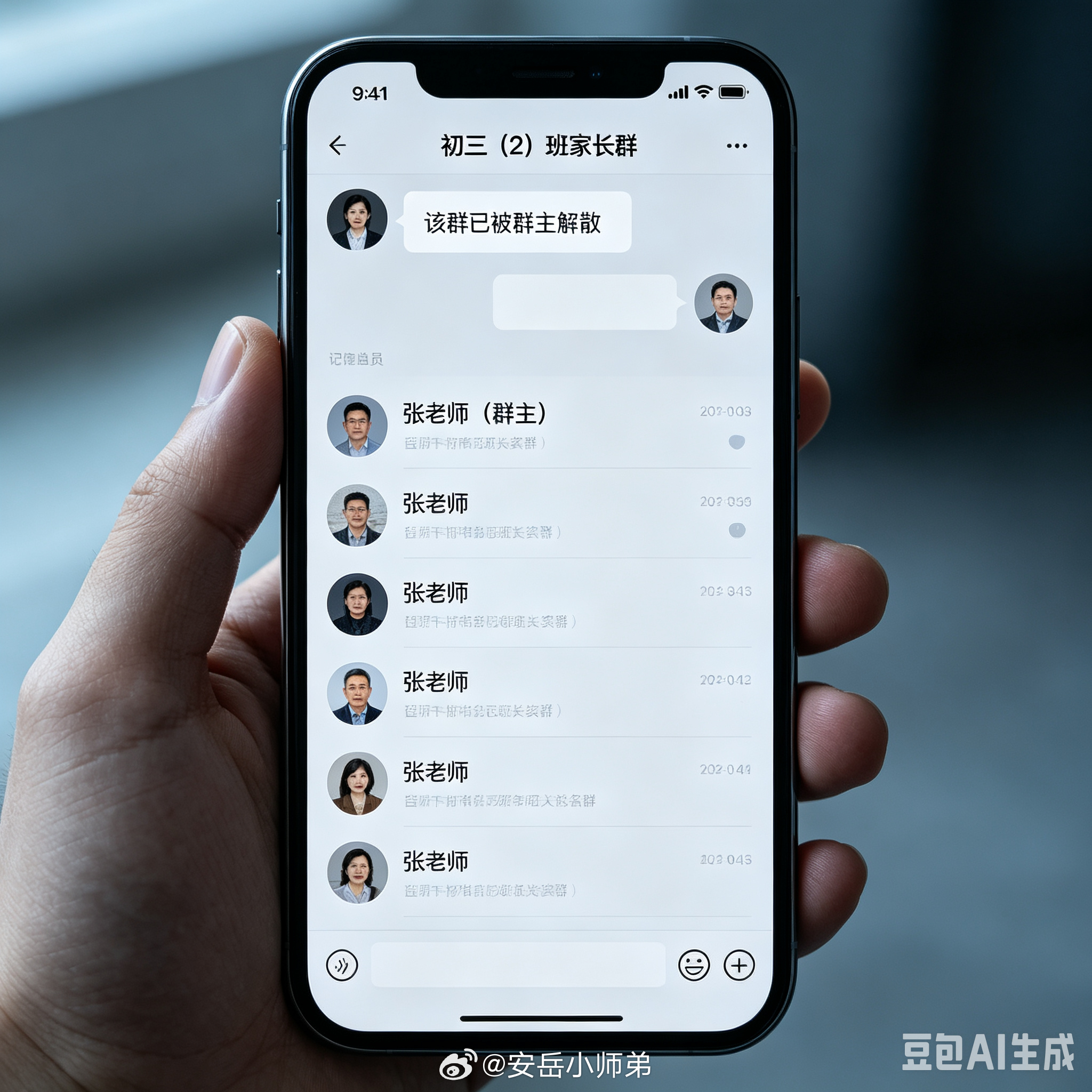 班主任说要解散班级群家人们谁懂啊？看到这句话突然鼻子一酸——以前天天在群里催作业