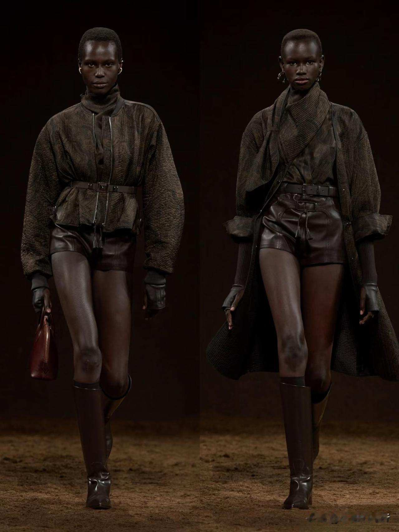 秀场赏析｜Leather Dandy皮革绅士｜Hermès秋冬解锁女性内敛性感