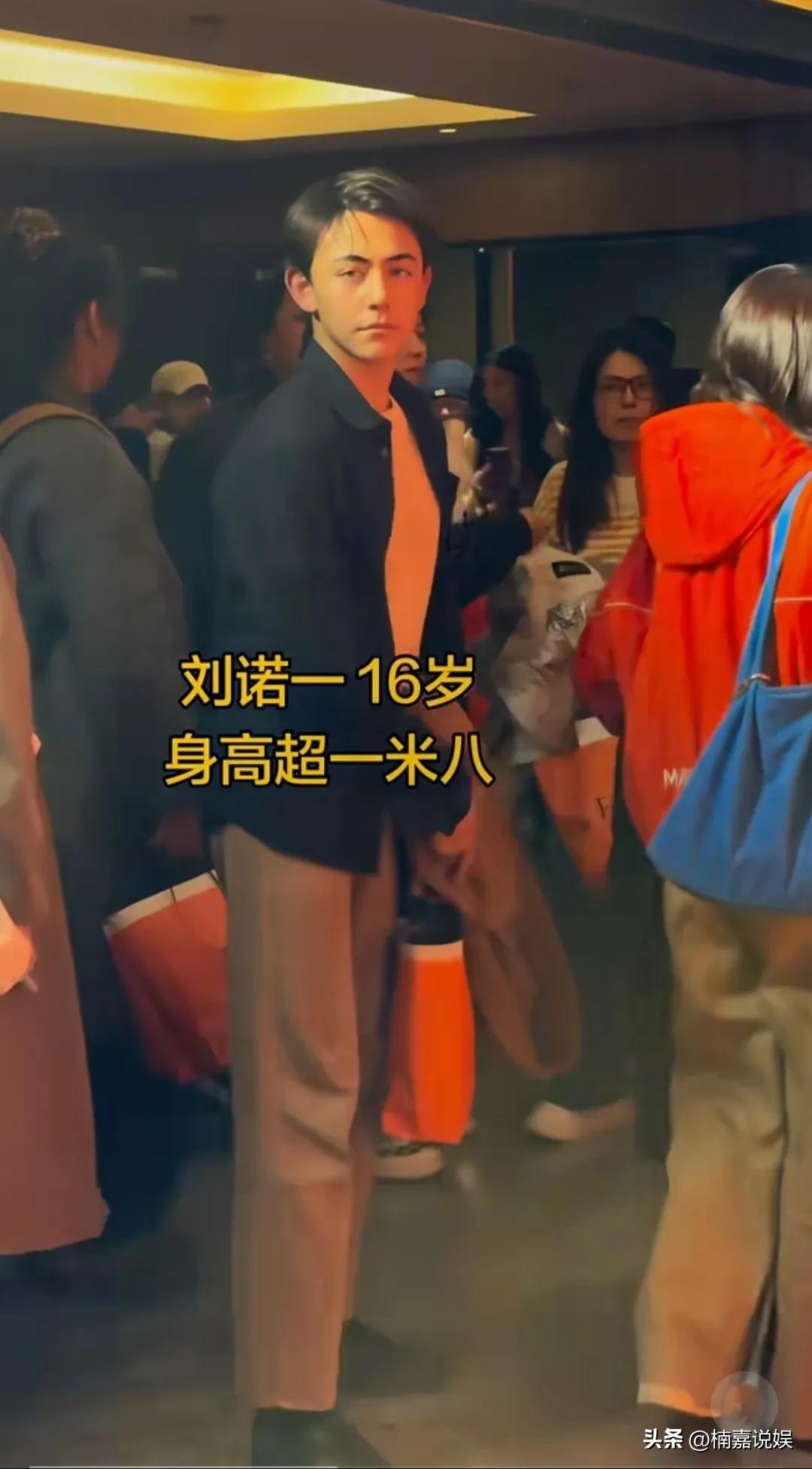 刘烨和安娜的儿子诺一，这么大了，爸爸的眉眼妈妈的气质，把爸妈的优点“一锅端”了，
