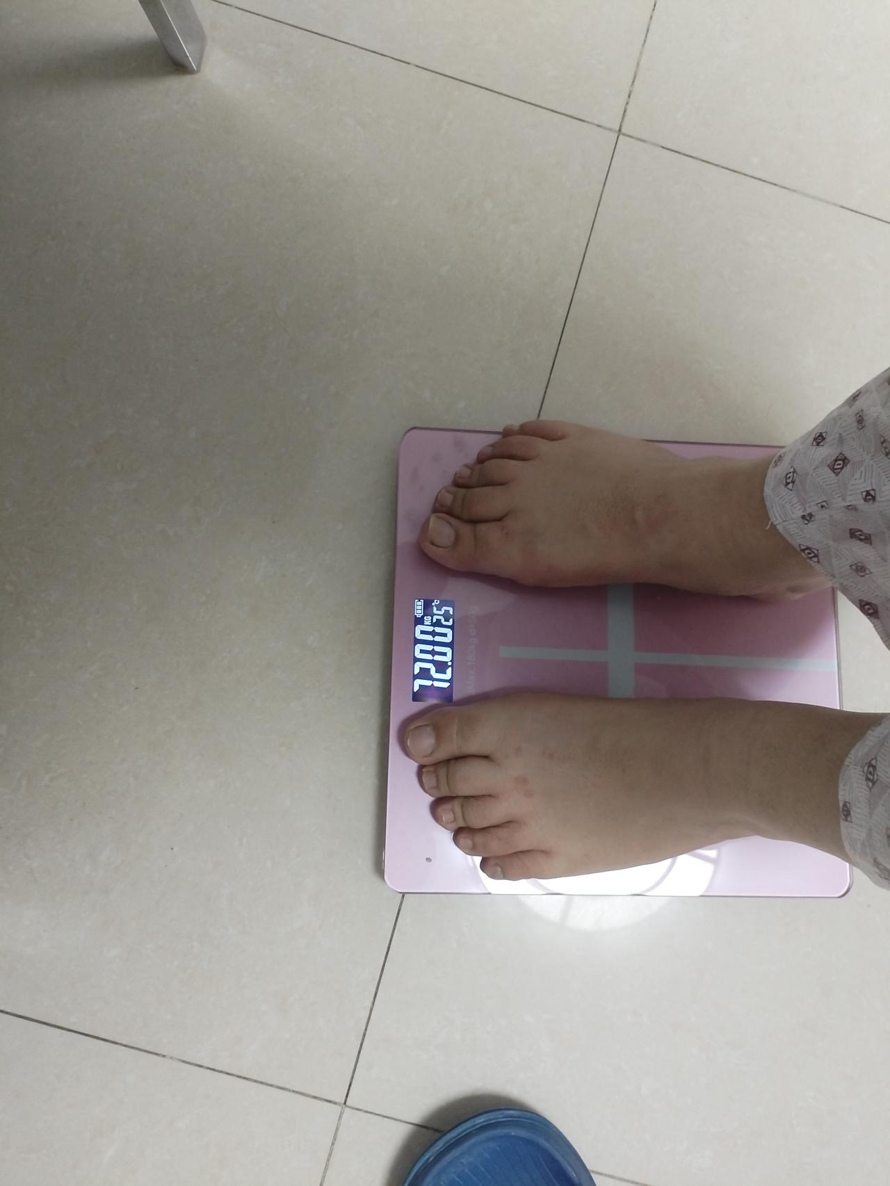 每日减肥记录今天体重72公斤