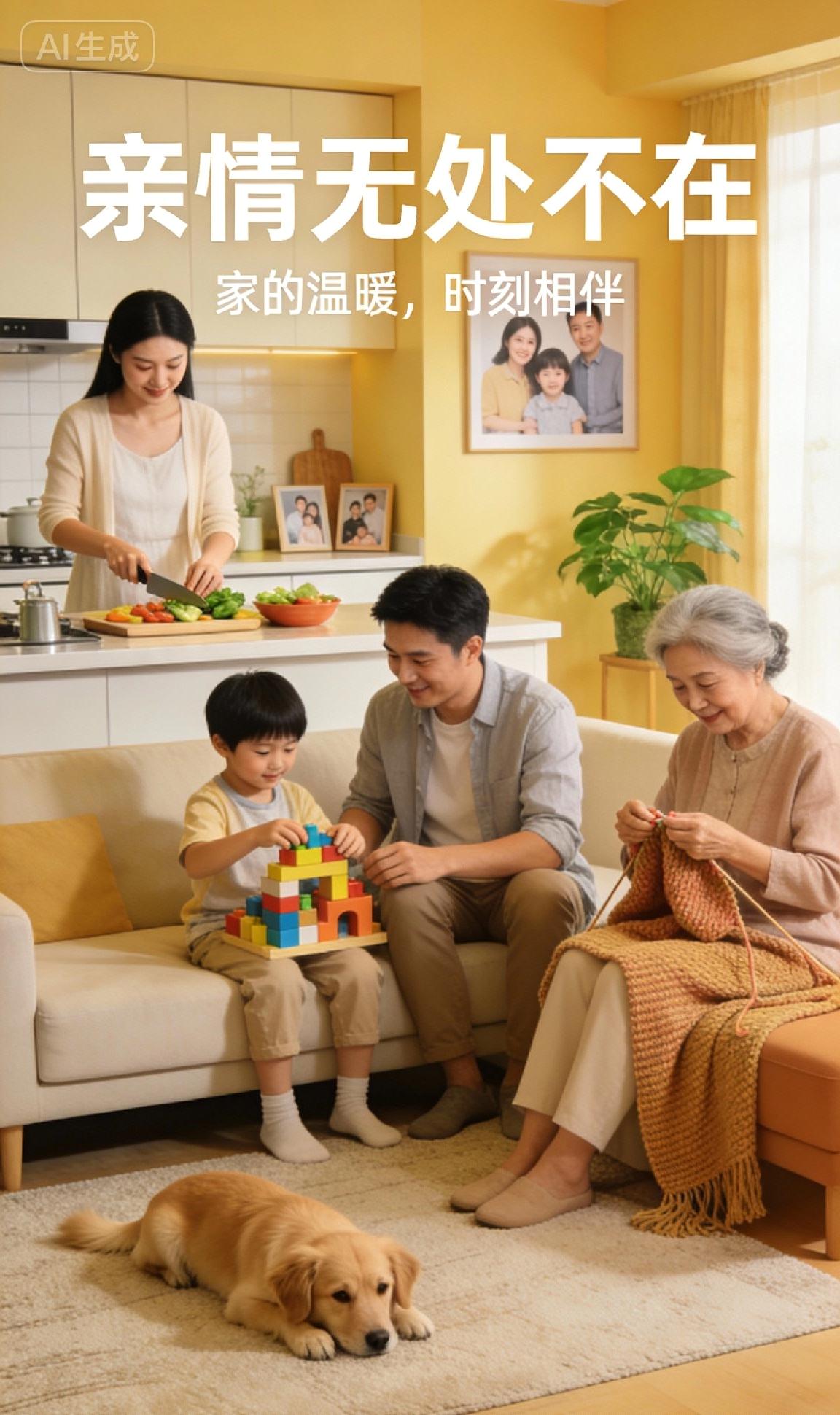 世界上有一种情感
就如空气一样在我们周围
但平时最容易被我们忽视
那就是——亲情