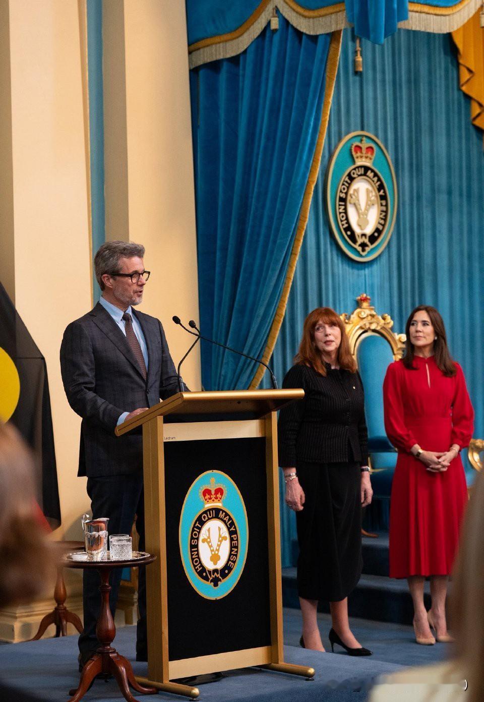 国王夫妇访问澳大利亚的第三四天，一些补图，会见当地州长、出席午宴以及参加了澳大利