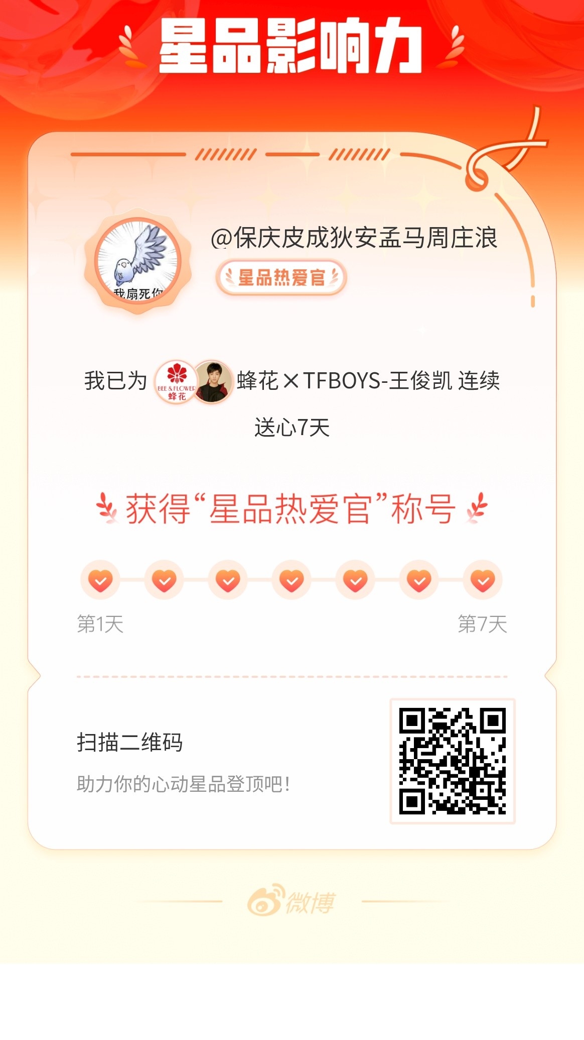 王俊凯蜂花品牌代言人 代言合作上新啦！我在星品影响力上被圈粉啦，国货坚守匠心的态